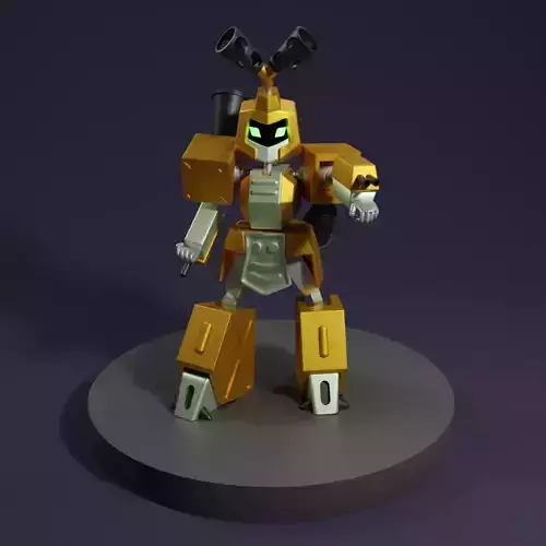 Metabee transformers robot 3D model