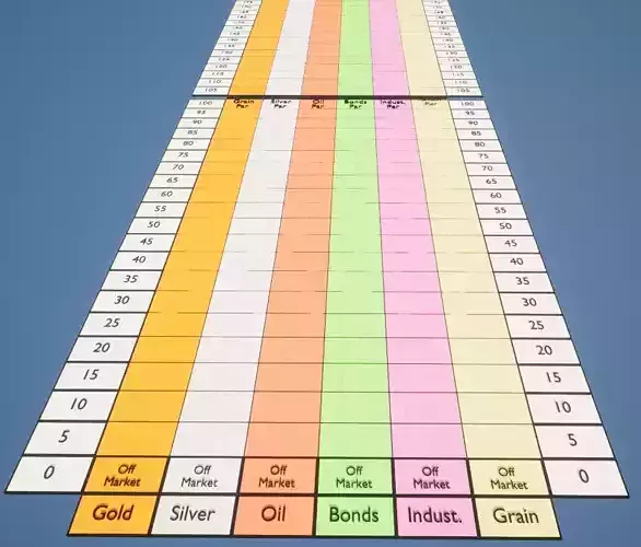 Stock Ticker Board Game Free 3D model