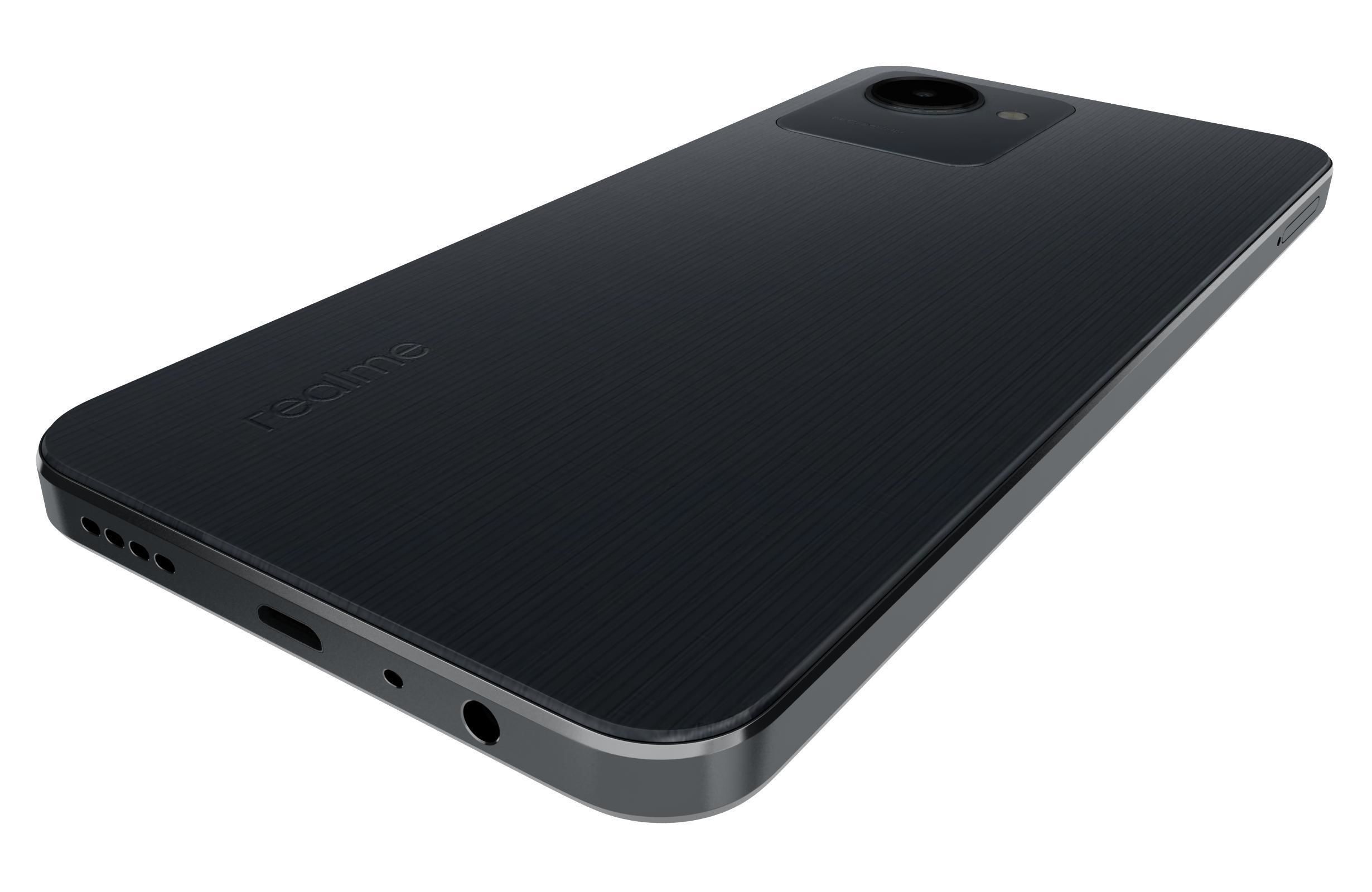 Realme C30s Blue And Black 3D model_31