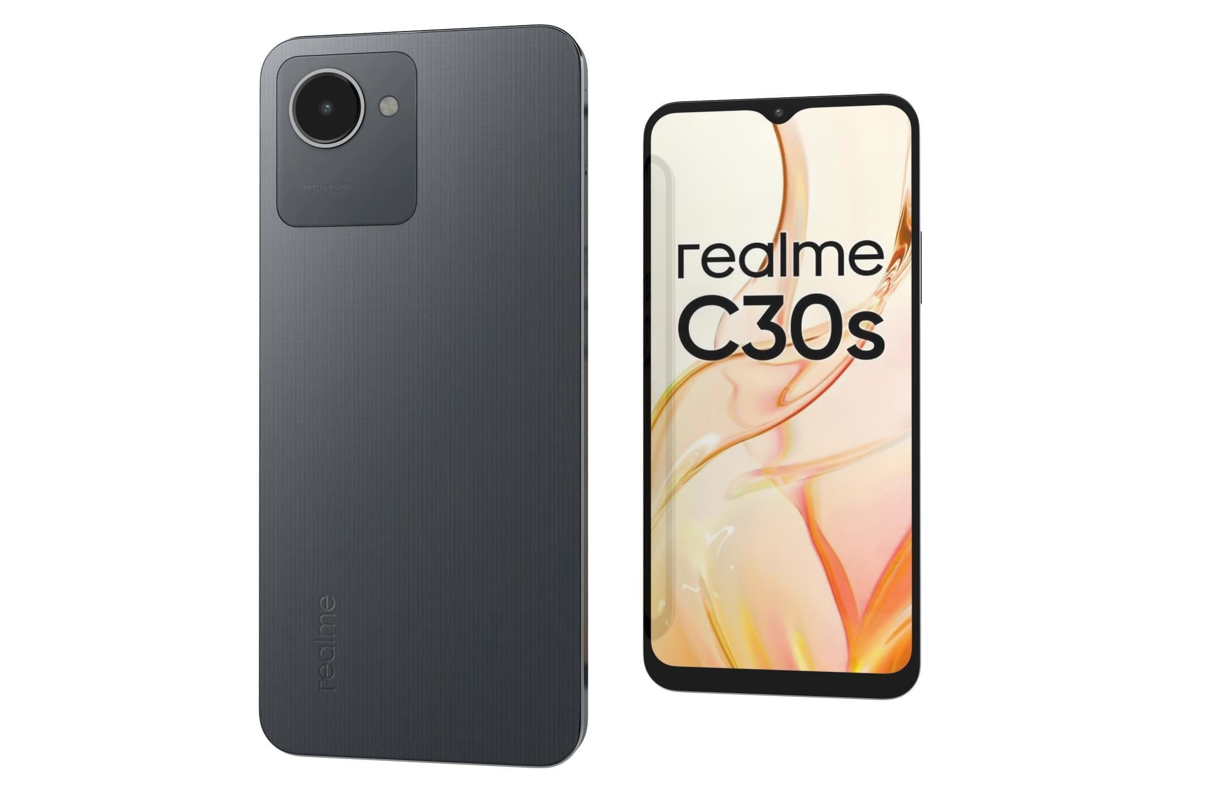 Realme C30s Blue And Black 3D model_24