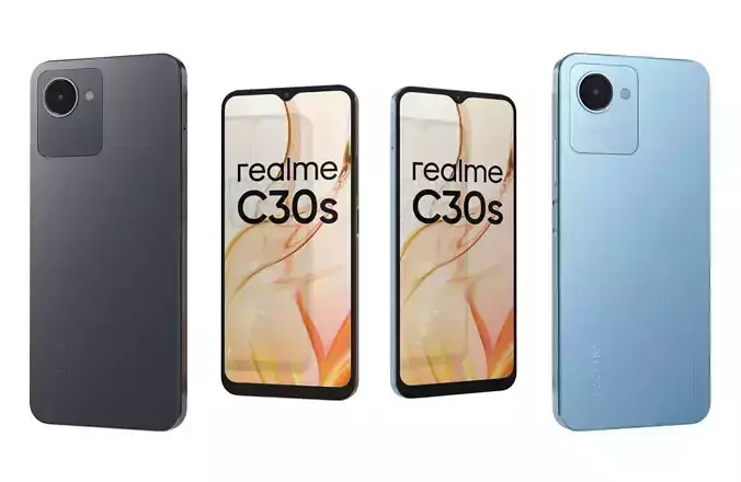 Realme C30s Blue And Black