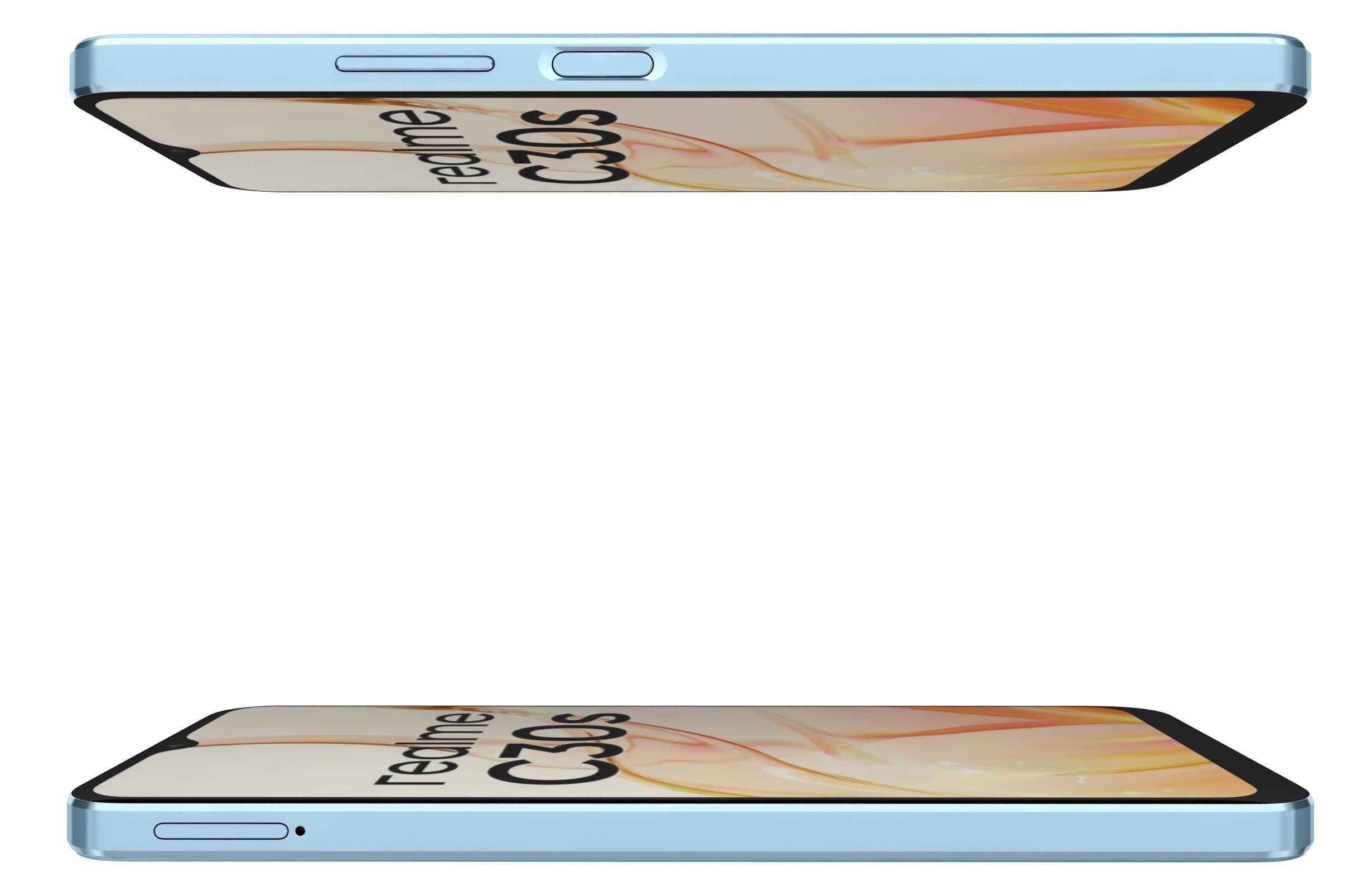 Realme C30s Blue And Black 3D model_11