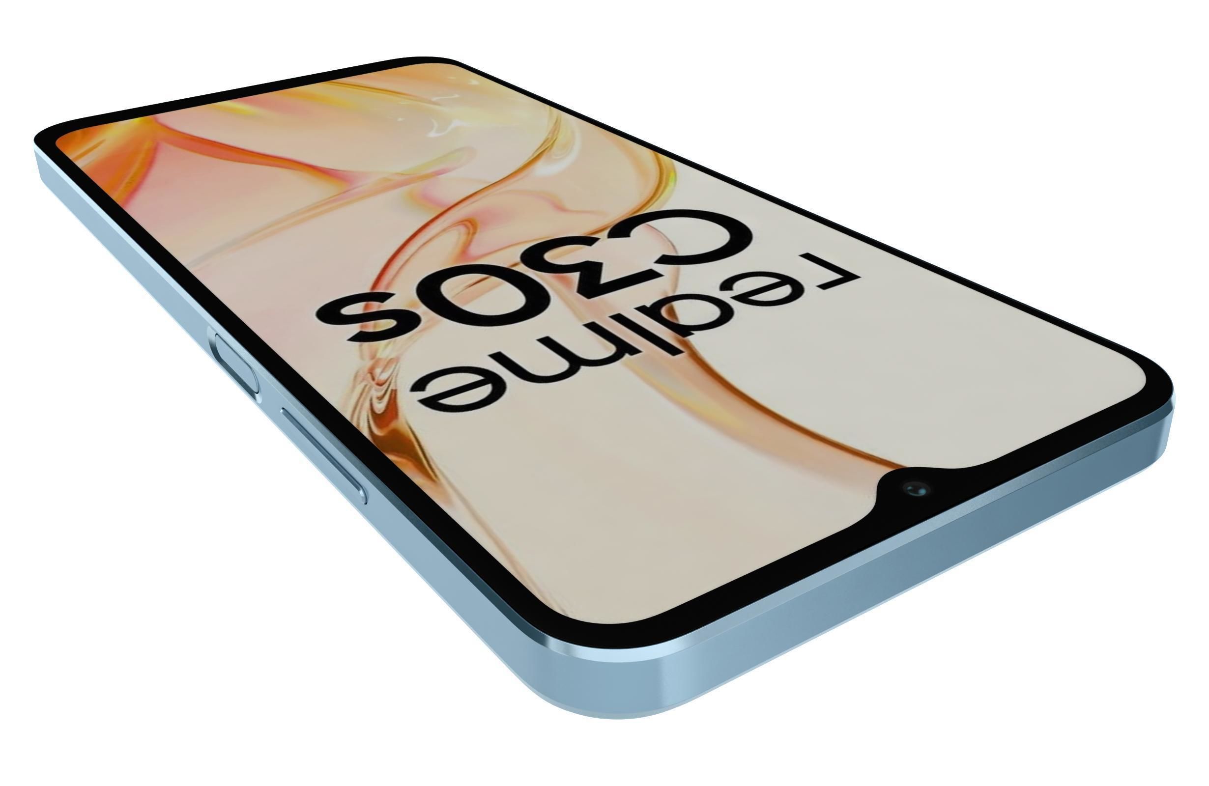 Realme C30s Blue And Black 3D model_9