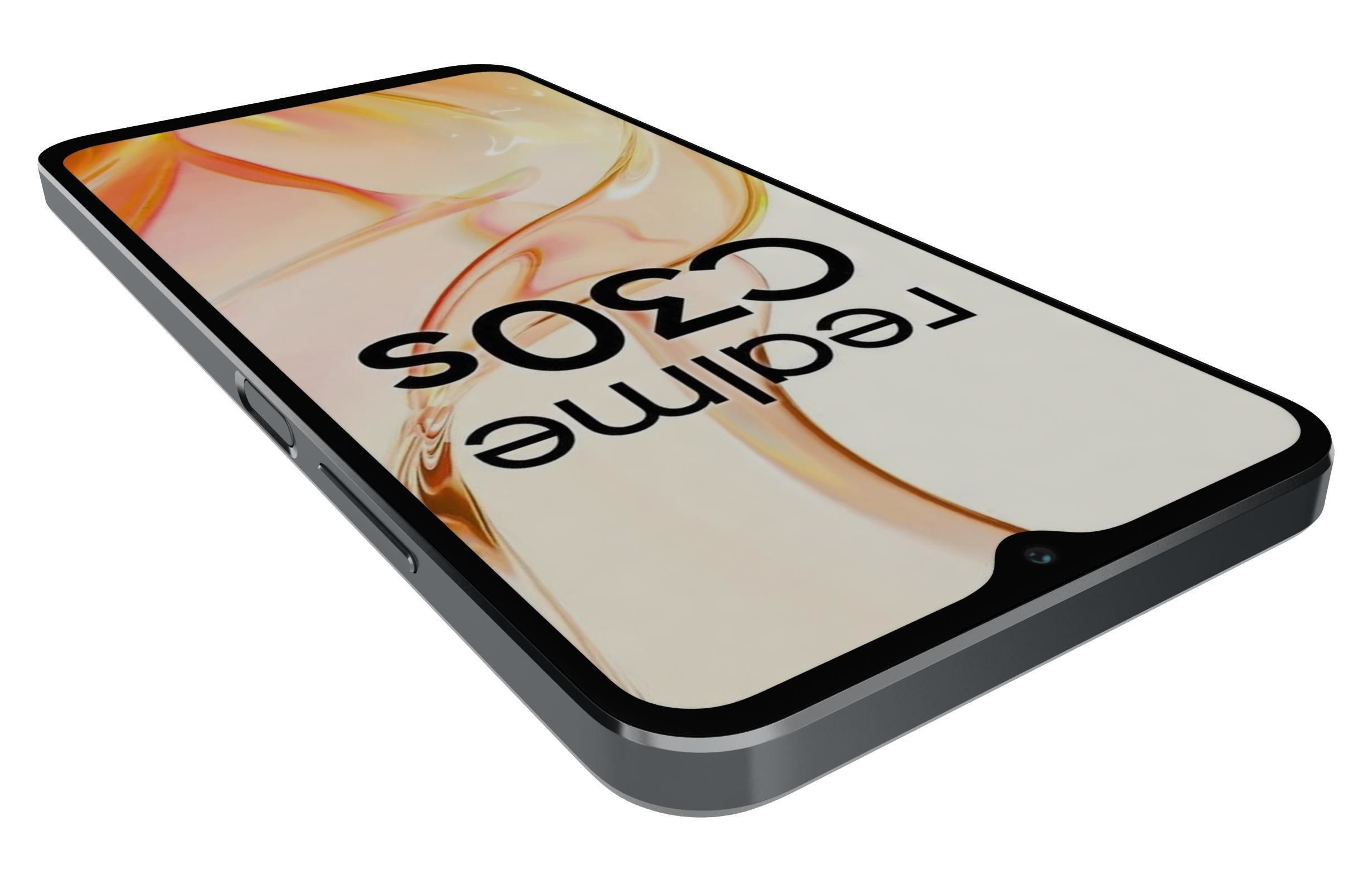 Realme C30s Blue And Black 3D model_28