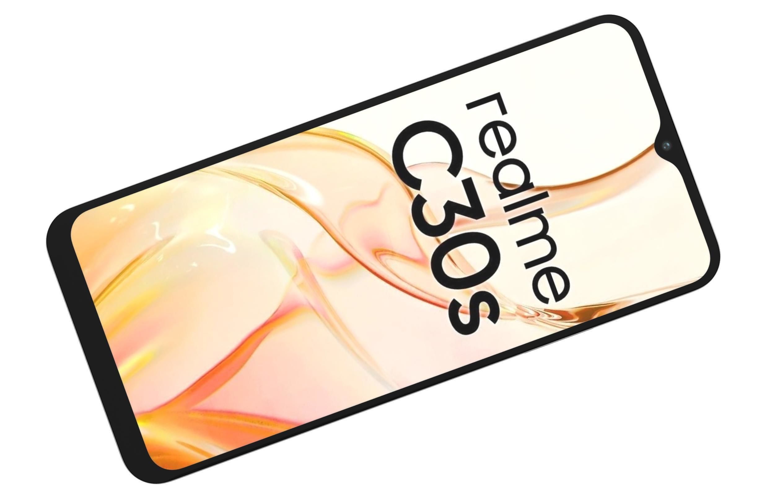 Realme C30s Blue And Black 3D model_22