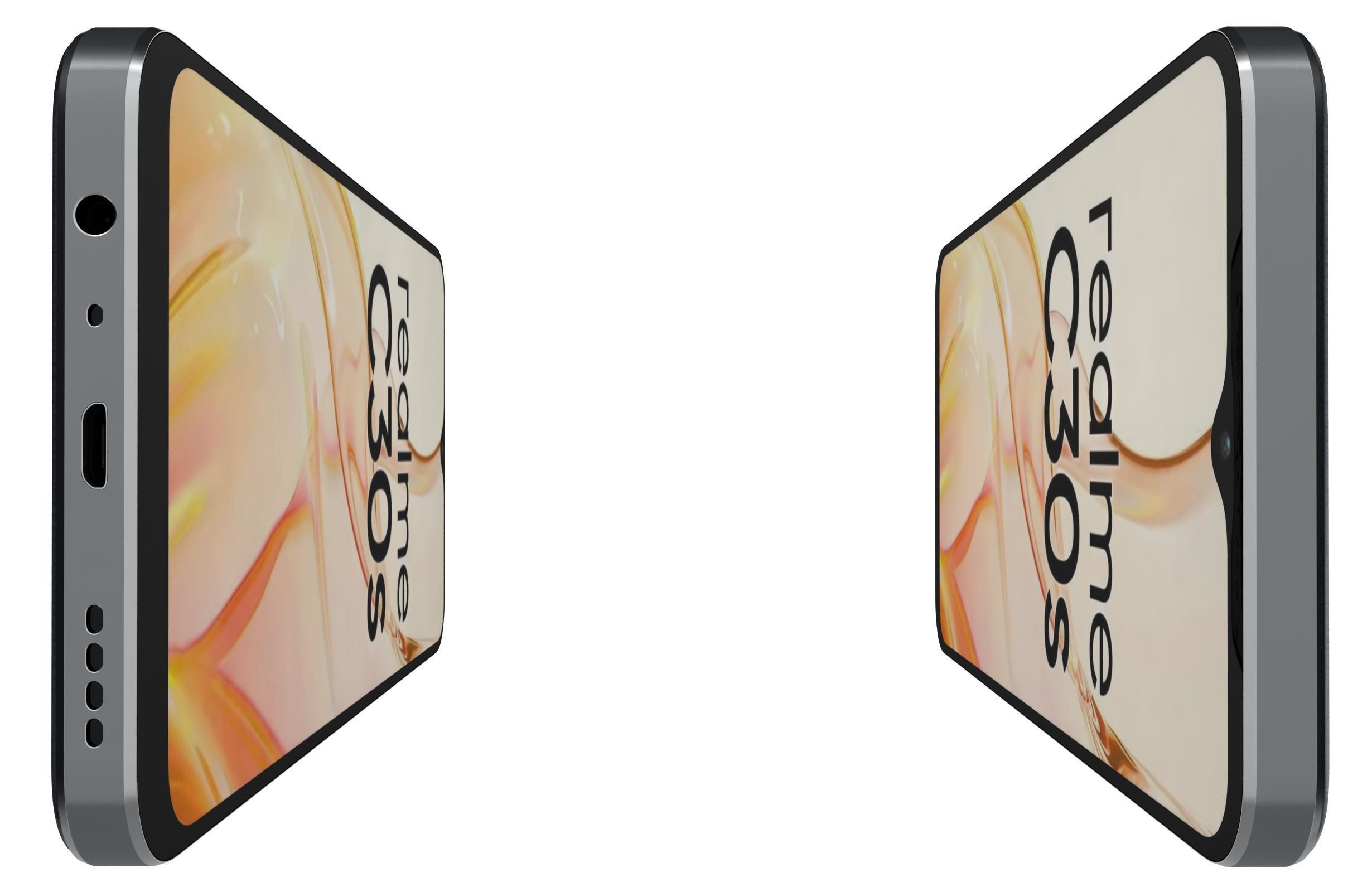 Realme C30s Blue And Black 3D model_27