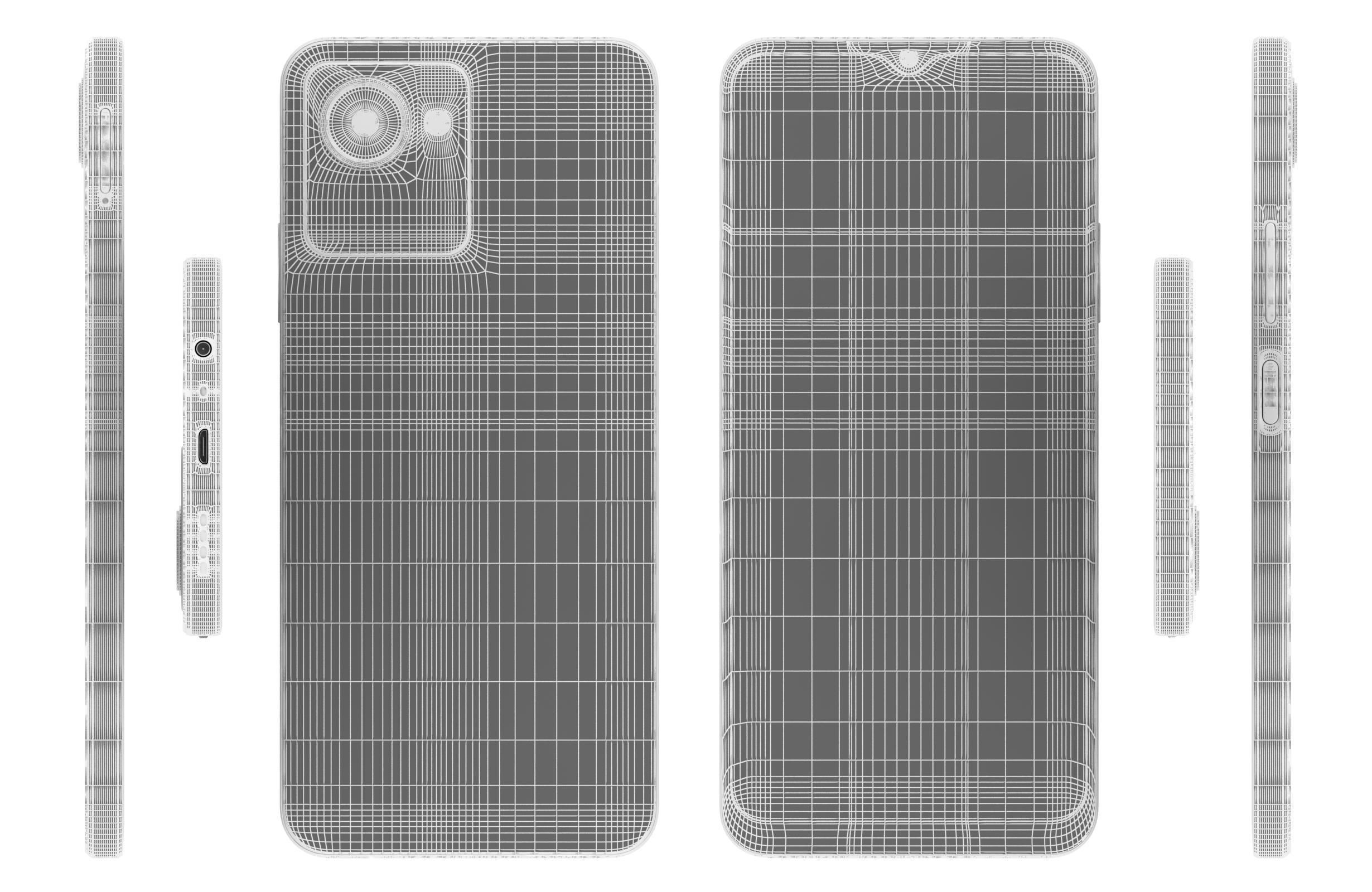 Realme C30s Blue And Black 3D model_34