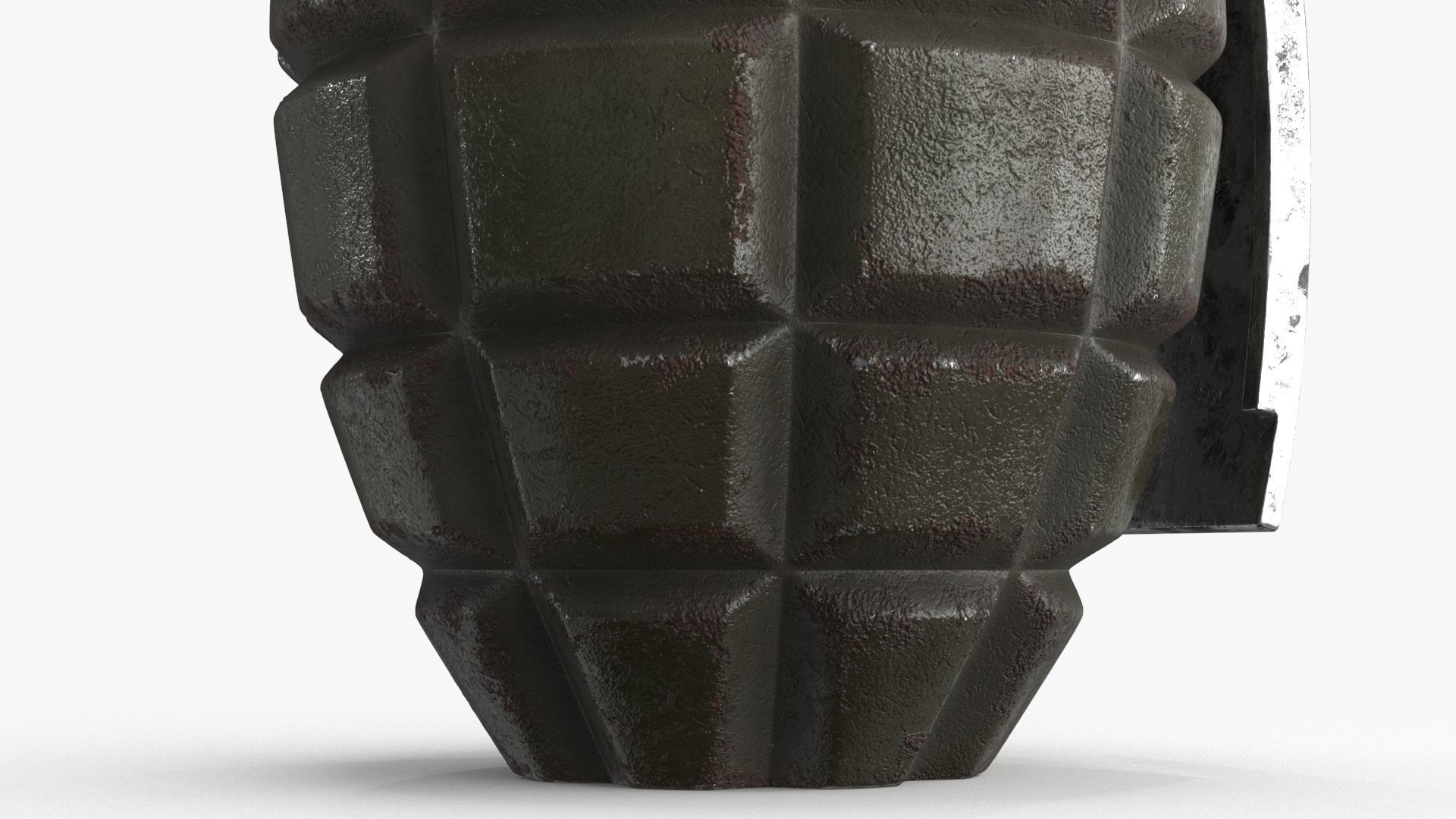 Hand Grenade Low-poly 3D model_14