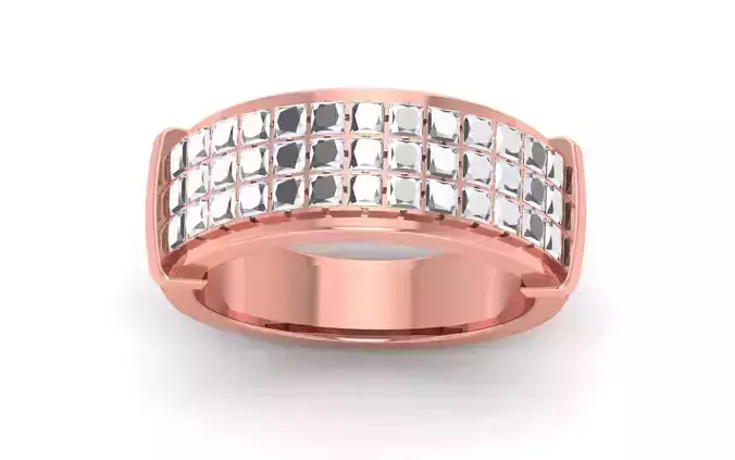 Solitaire Wedding  Women Rings 3D print model