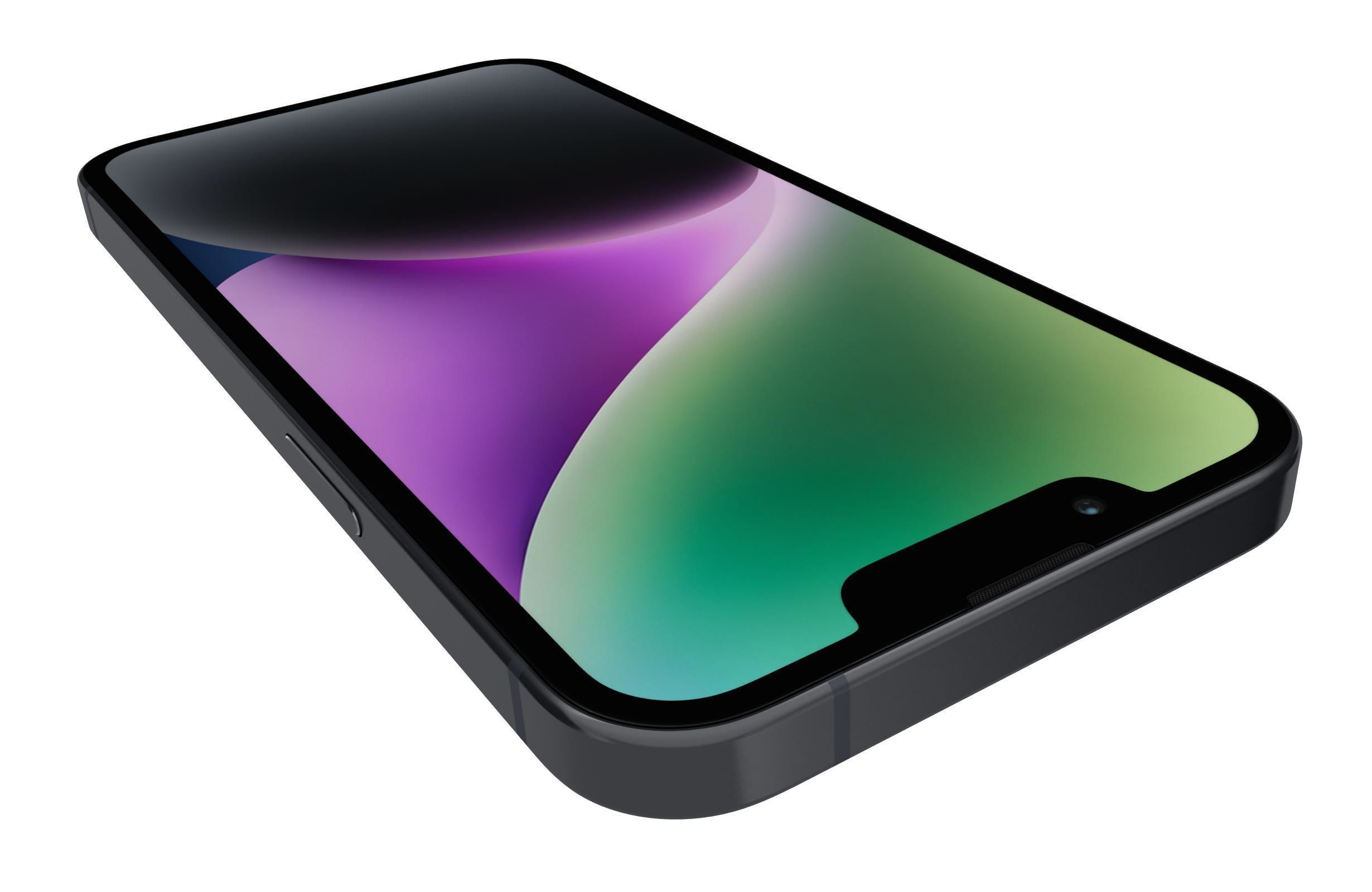 Apple iPhone 14 Black 3D model_13