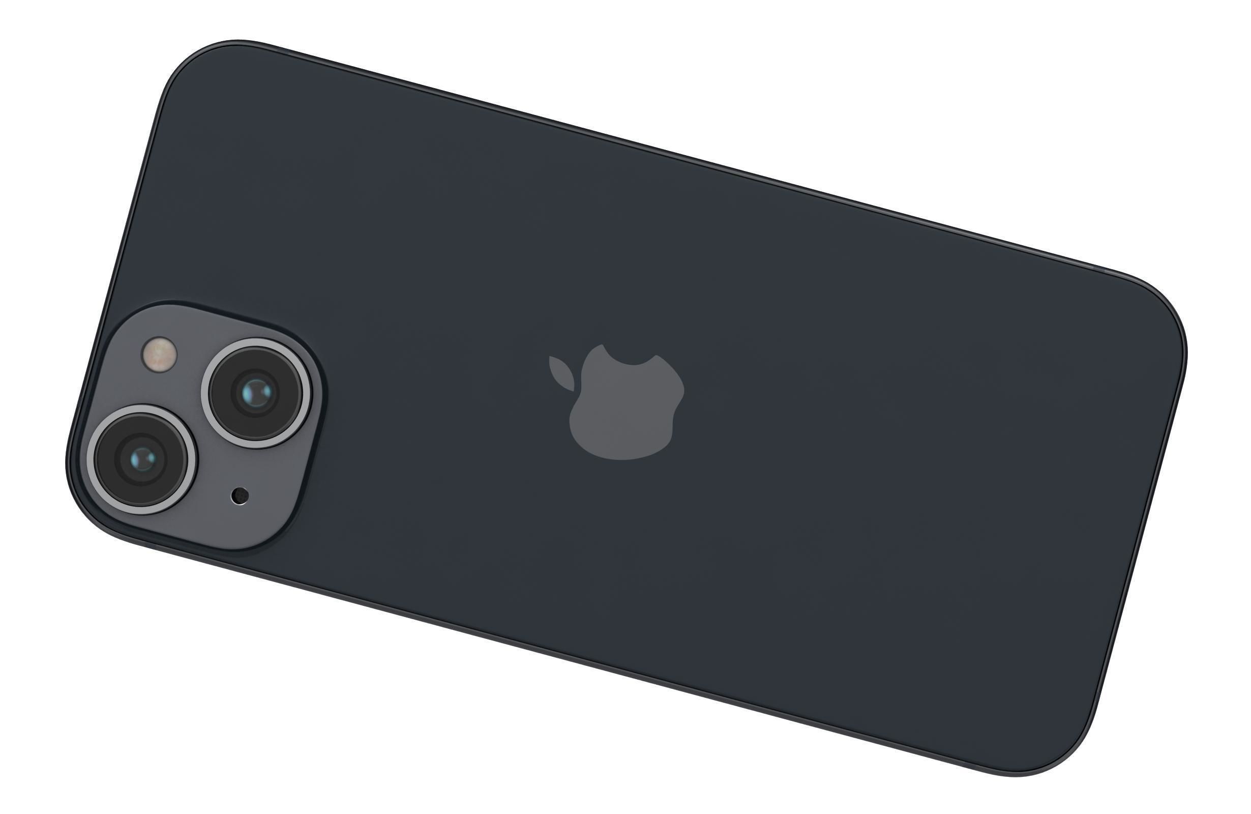 Apple iPhone 14 Black 3D model_11