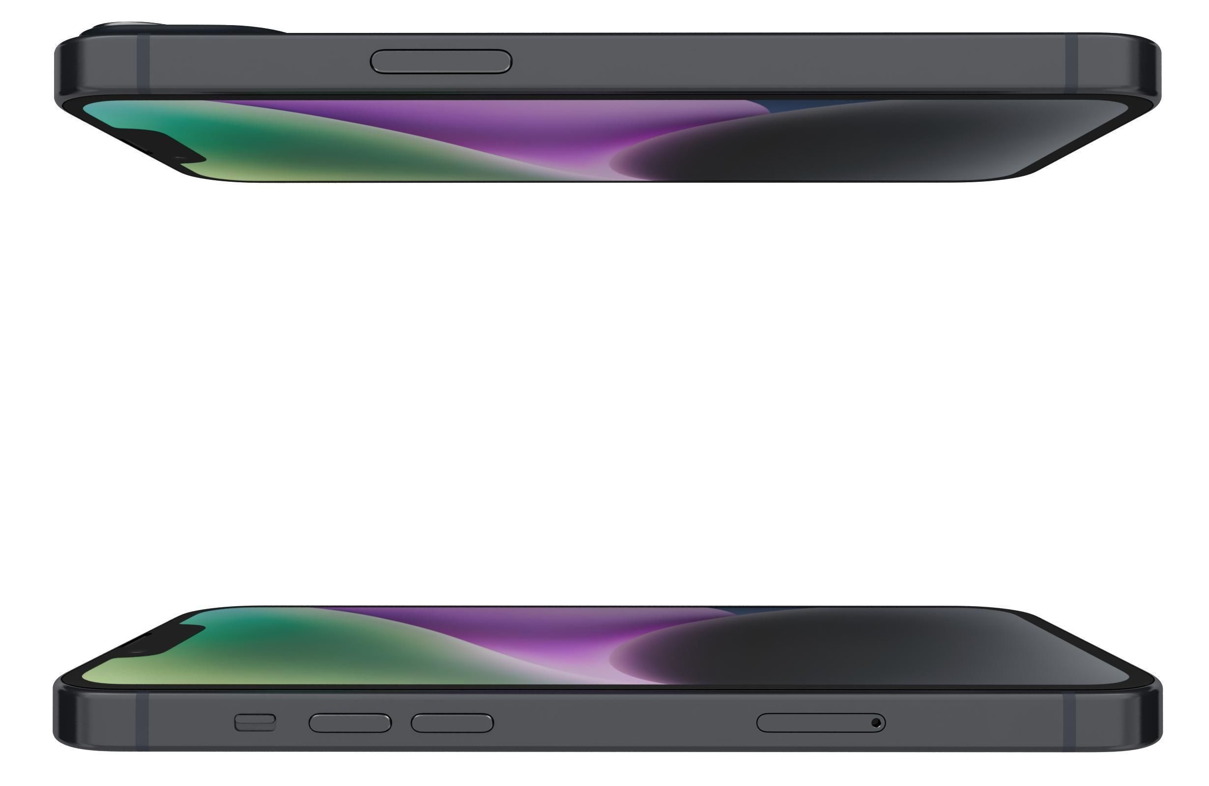 Apple iPhone 14 Black 3D model_9