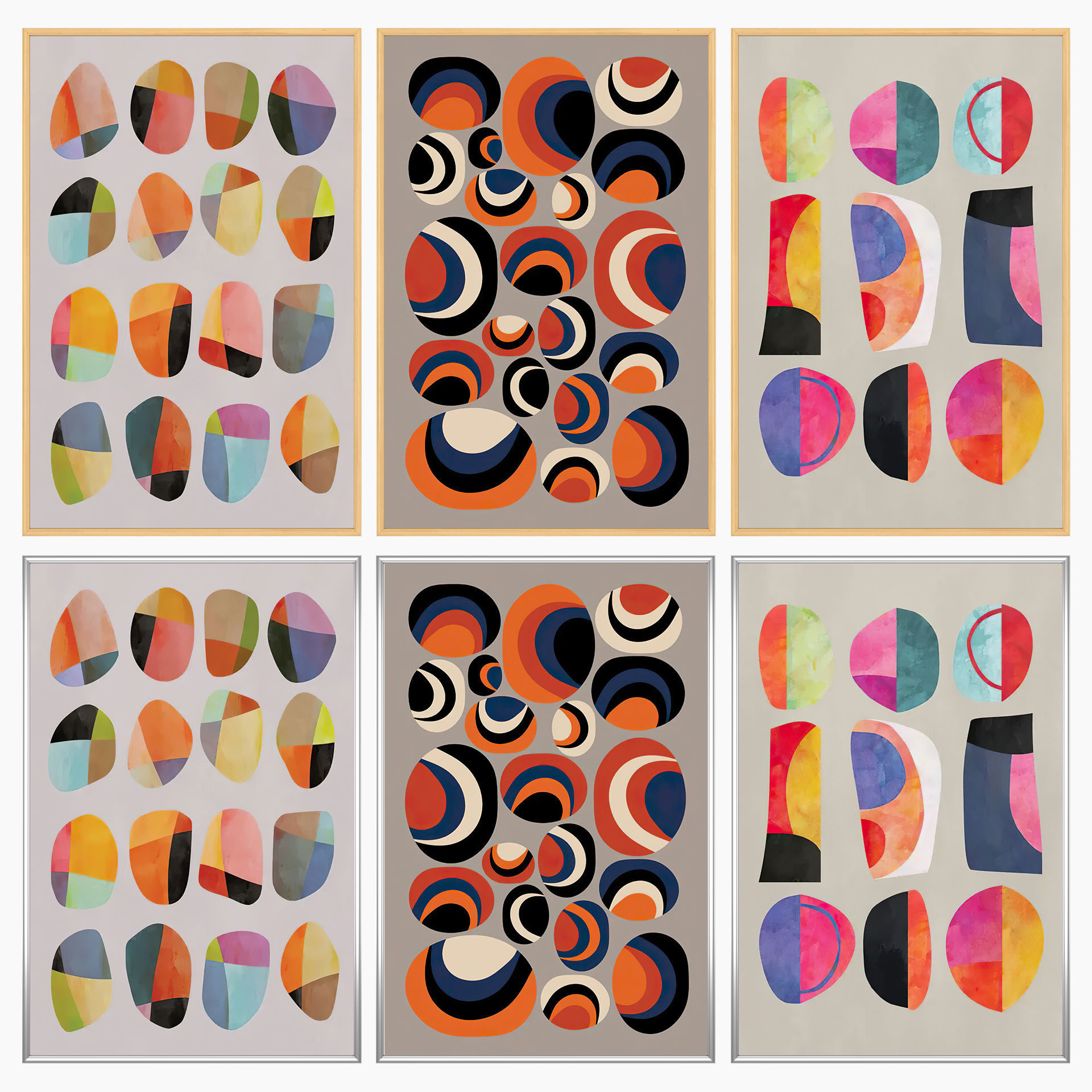 Wall Art Set 3779 3D model_2