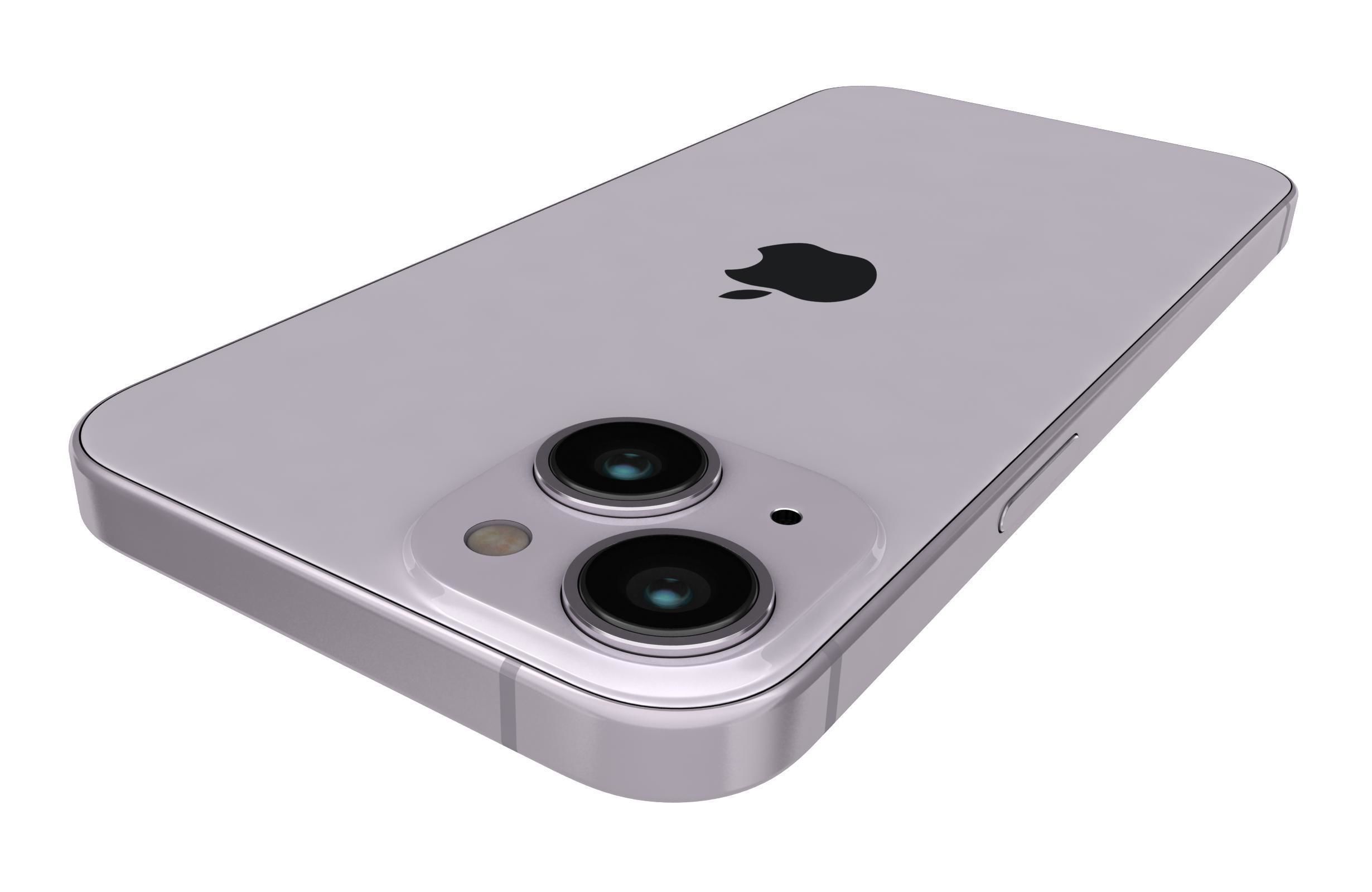 Apple iPhone 14 Purple 3D model_11