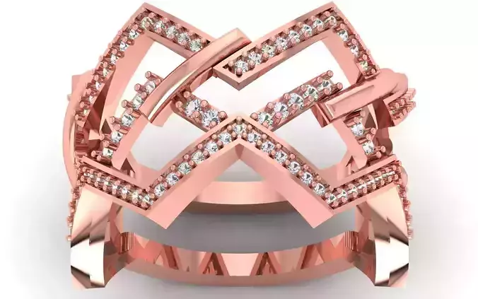 Solitaire Wedding  Women Rings 3D print model