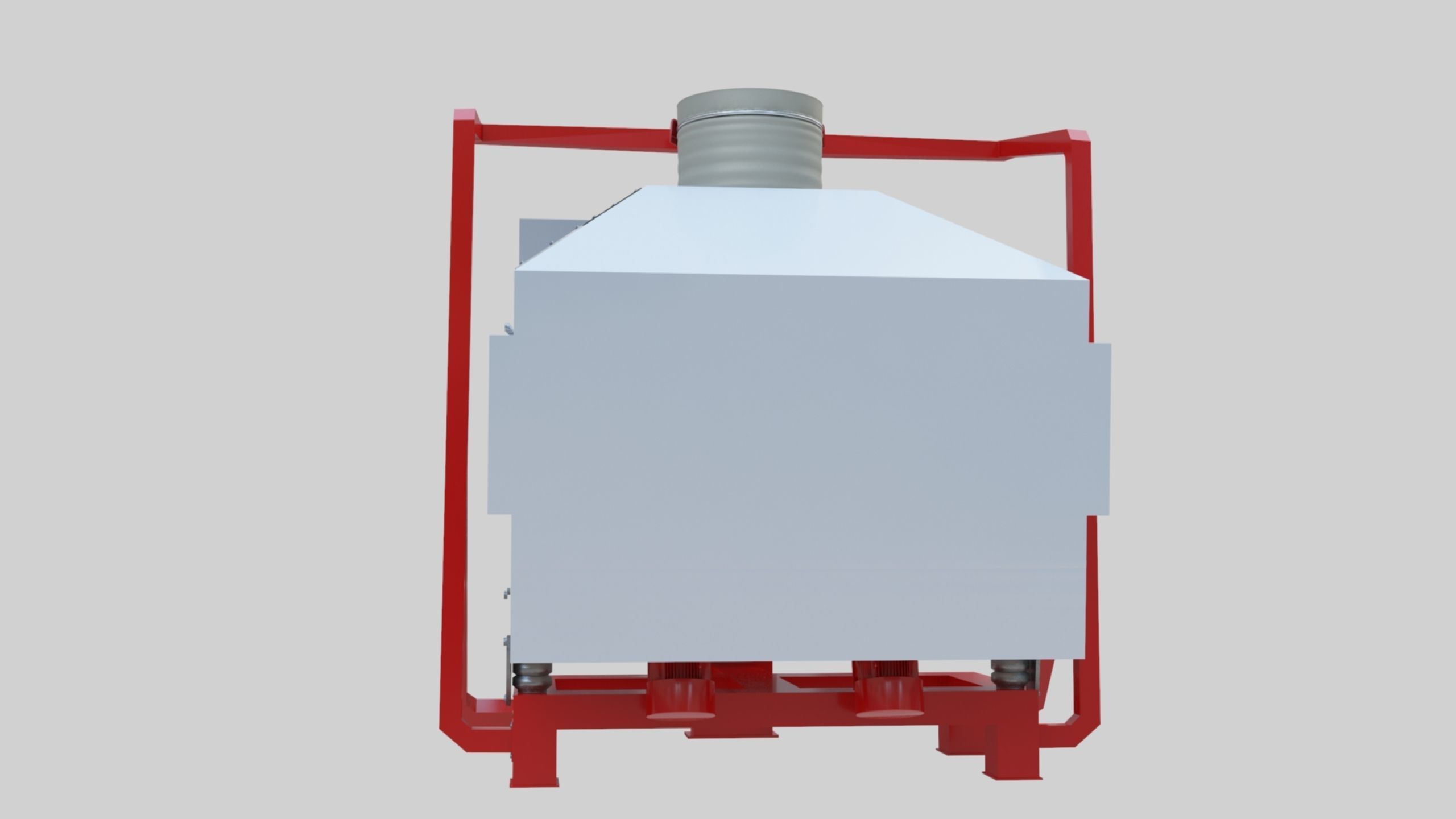 3D Stone Seperator Destroyer - Wheat Grain Flour Milling Machine Low-poly 3D model_71