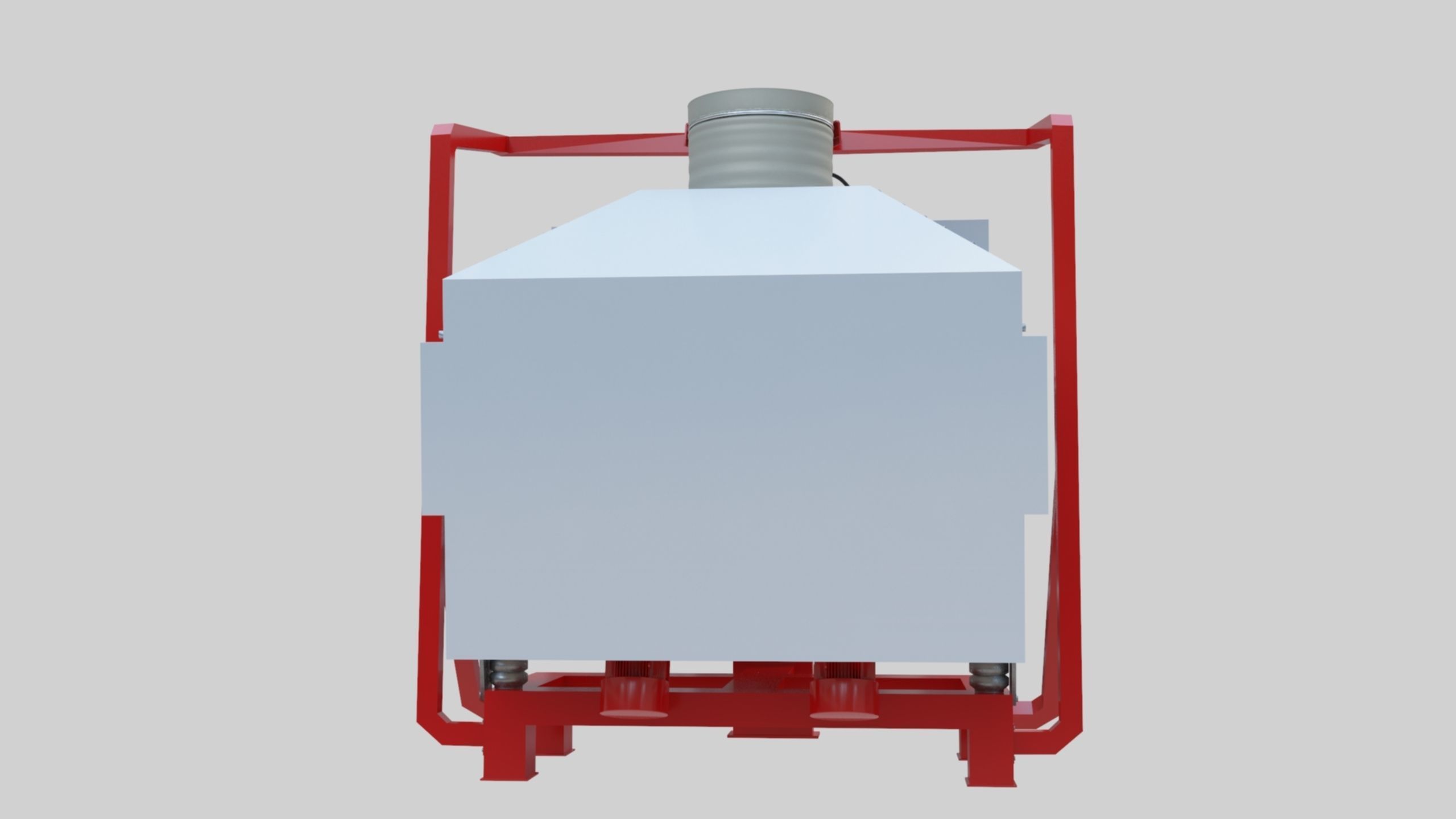 3D Stone Seperator Destroyer - Wheat Grain Flour Milling Machine Low-poly 3D model_67