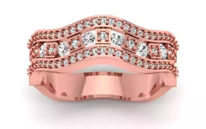  Wedding Solitaire Women Band Ring