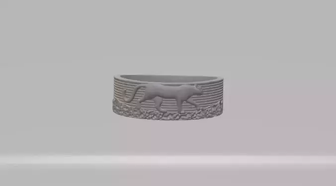 Leopard Ring 3D Model