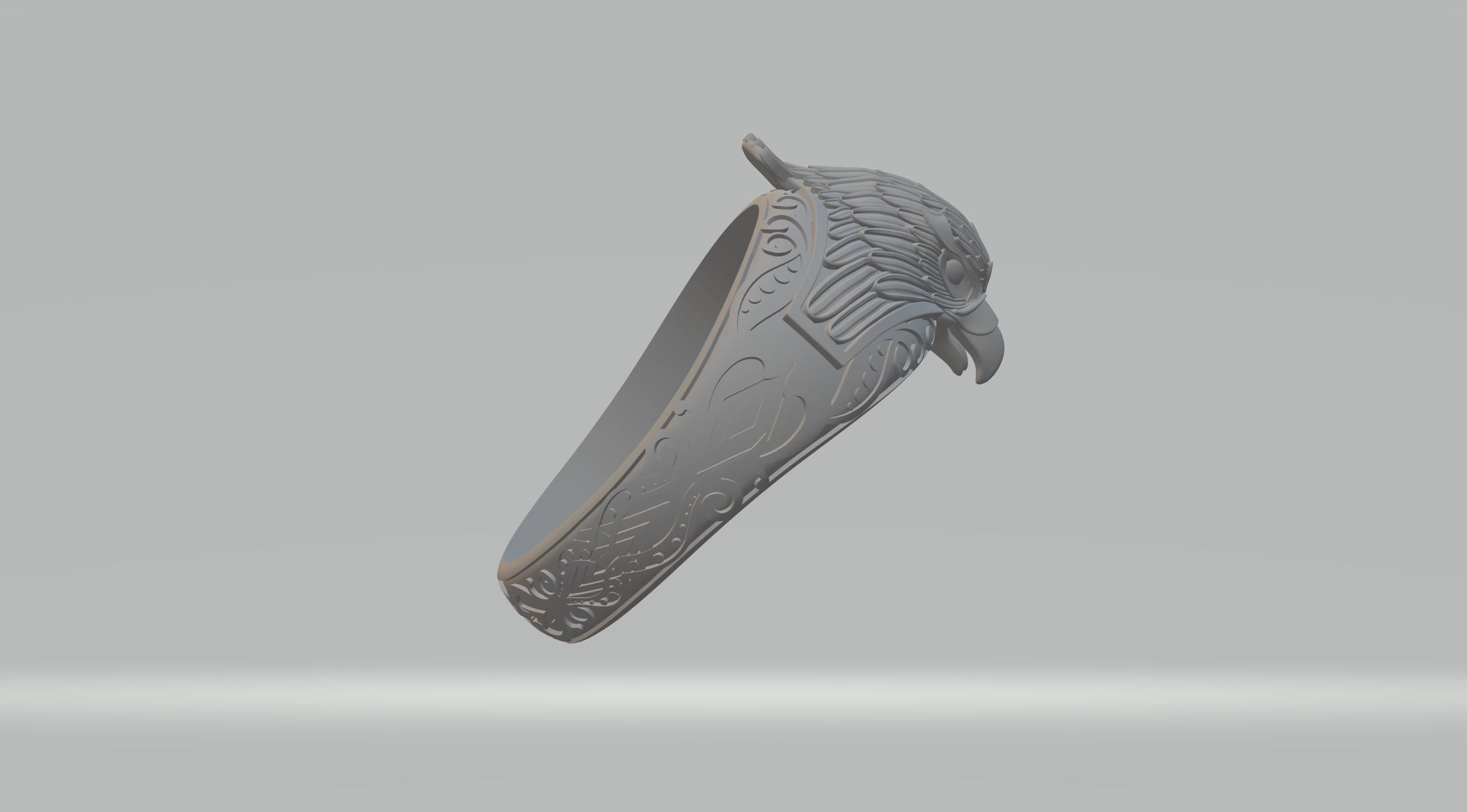 Eagle Ring 3D Model 3D print model_1