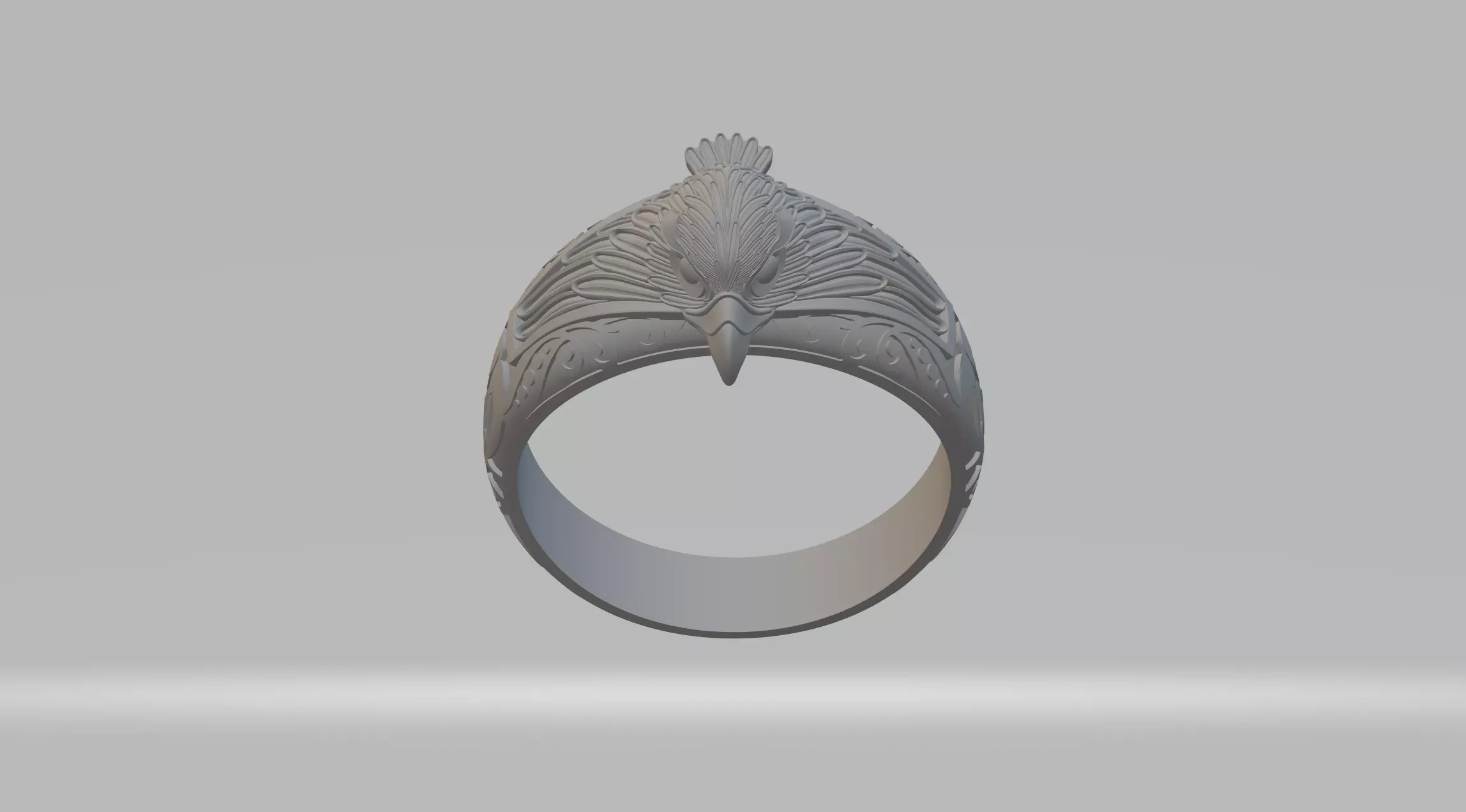 Eagle Ring 3D Model 3D print model_0