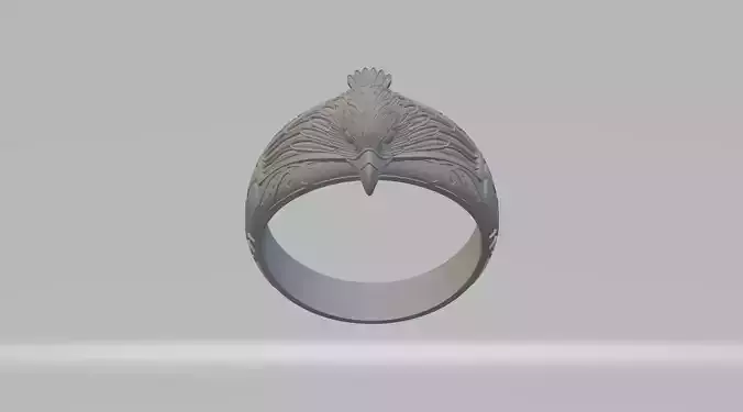 Eagle Ring 3D Model 3D print model Eagle Ring 3D Model 3D print model