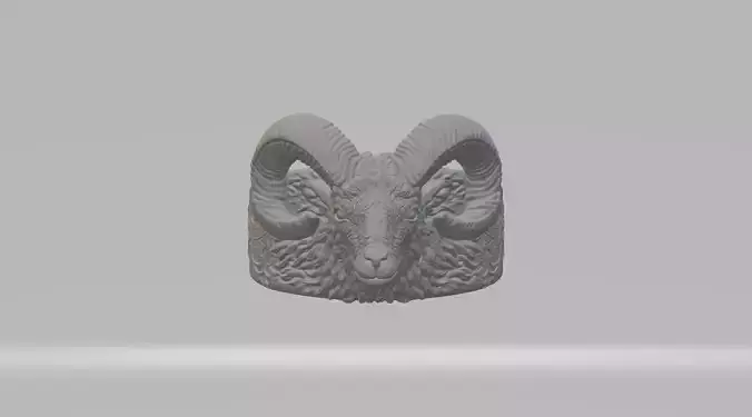 Sheep Ring 3D Model