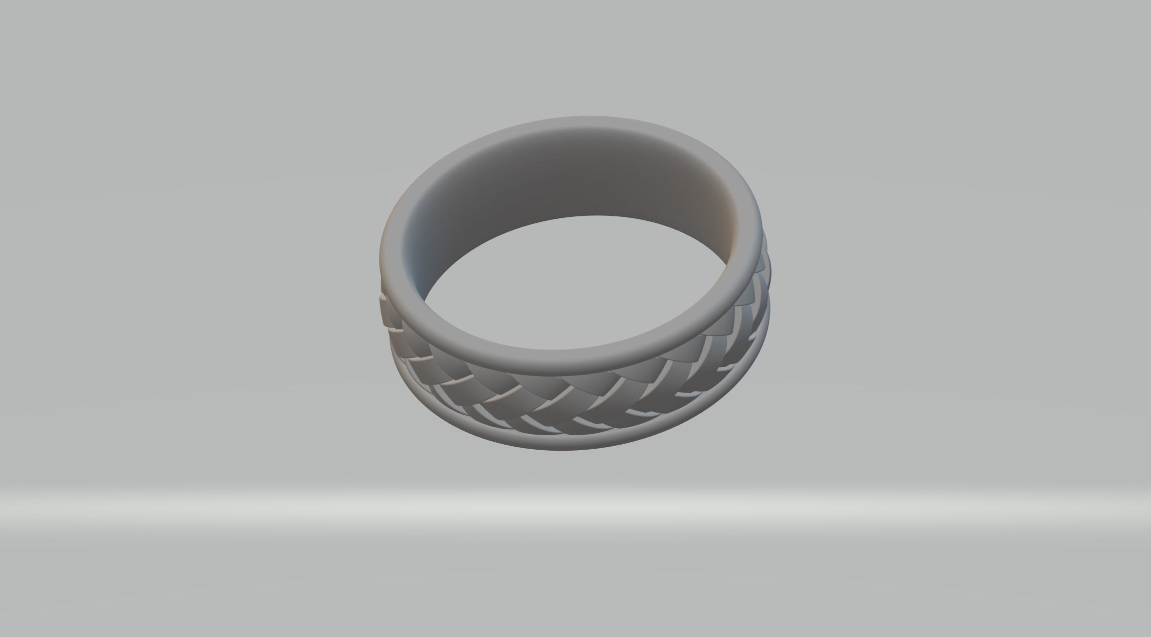 Braided Ring 3D Model 3D print model_2