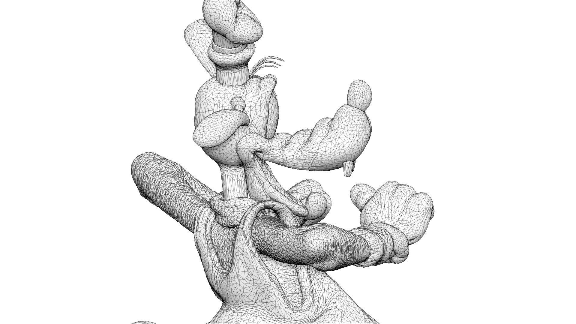 Goofy STL 3d Printable assemble 3D print model_19