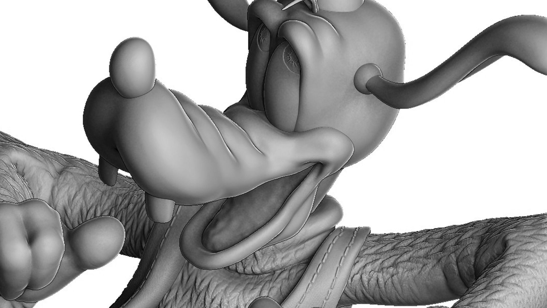Goofy STL 3d Printable assemble 3D print model_1