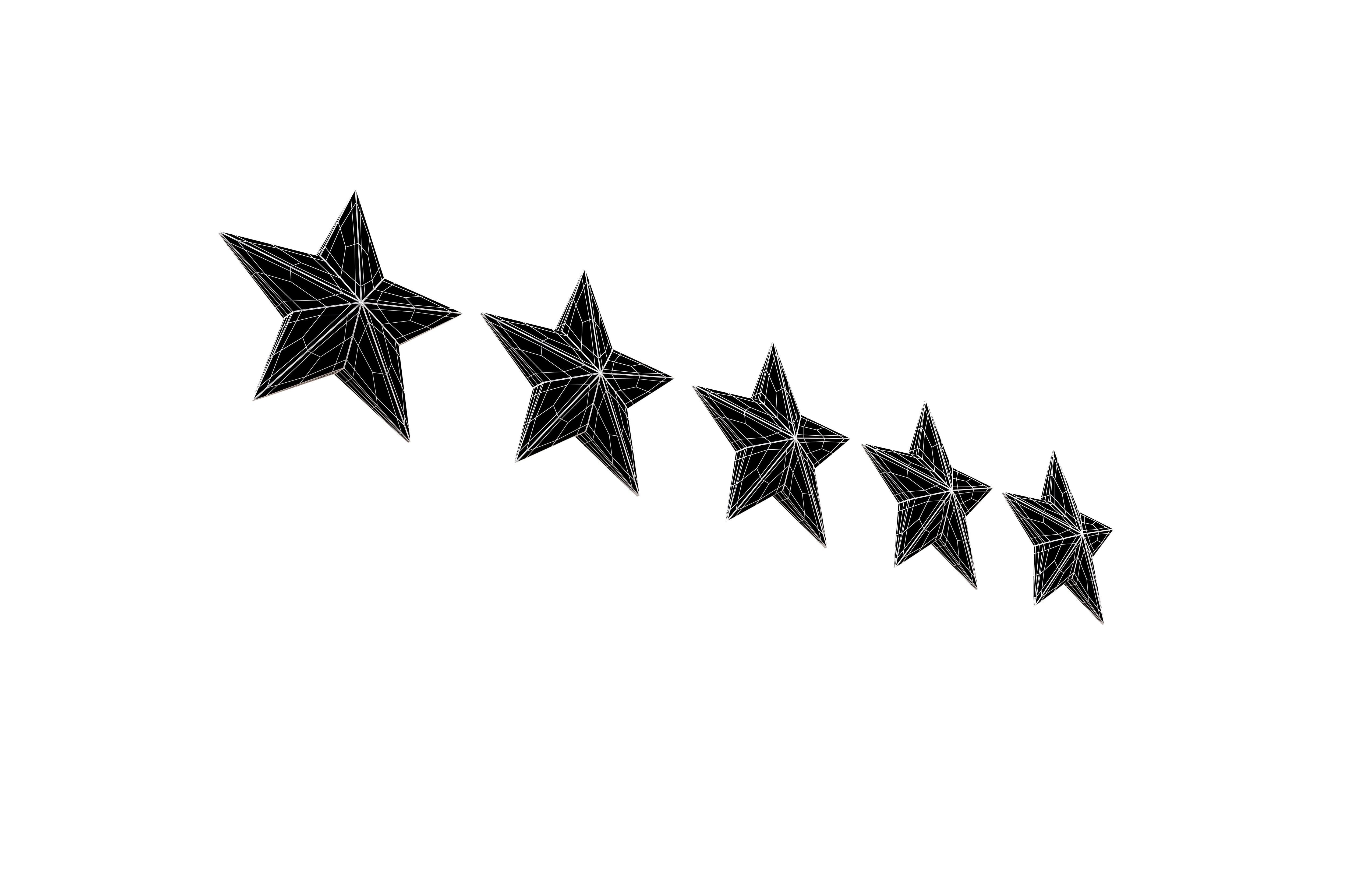 Rating Icon v1 003 Low-poly 3D model_7