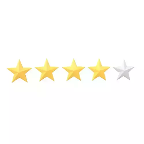 Rating Icon v1 005 Low-poly 3D model