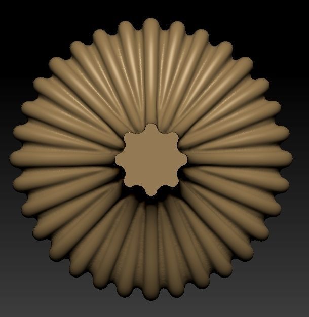 CLASSIC AESTHETIC RIBBED PILLAR CANDLES 3D print model_4