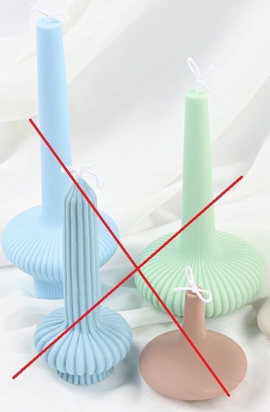 CLASSIC AESTHETIC RIBBED PILLAR CANDLES 3D print model_2