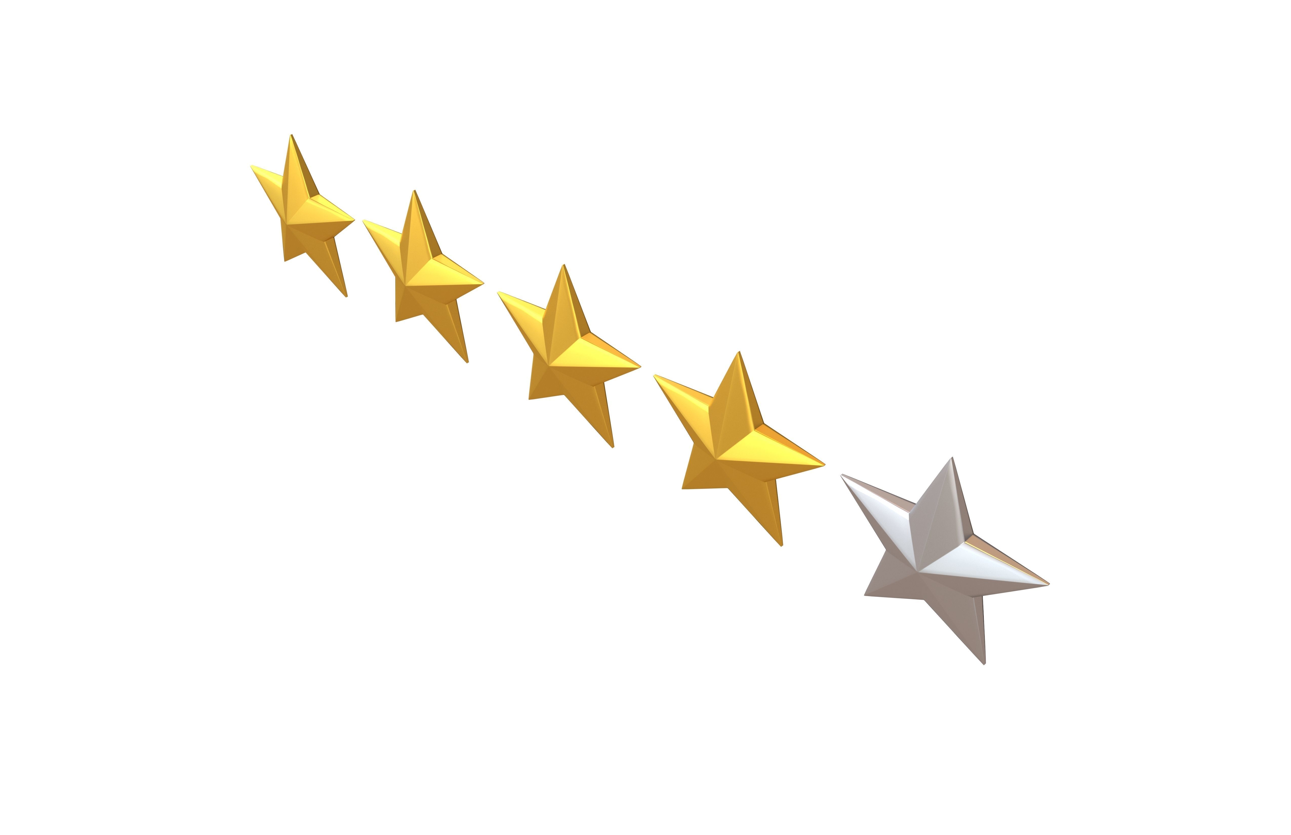 Rating Icon v1 011 Low-poly 3D model_2