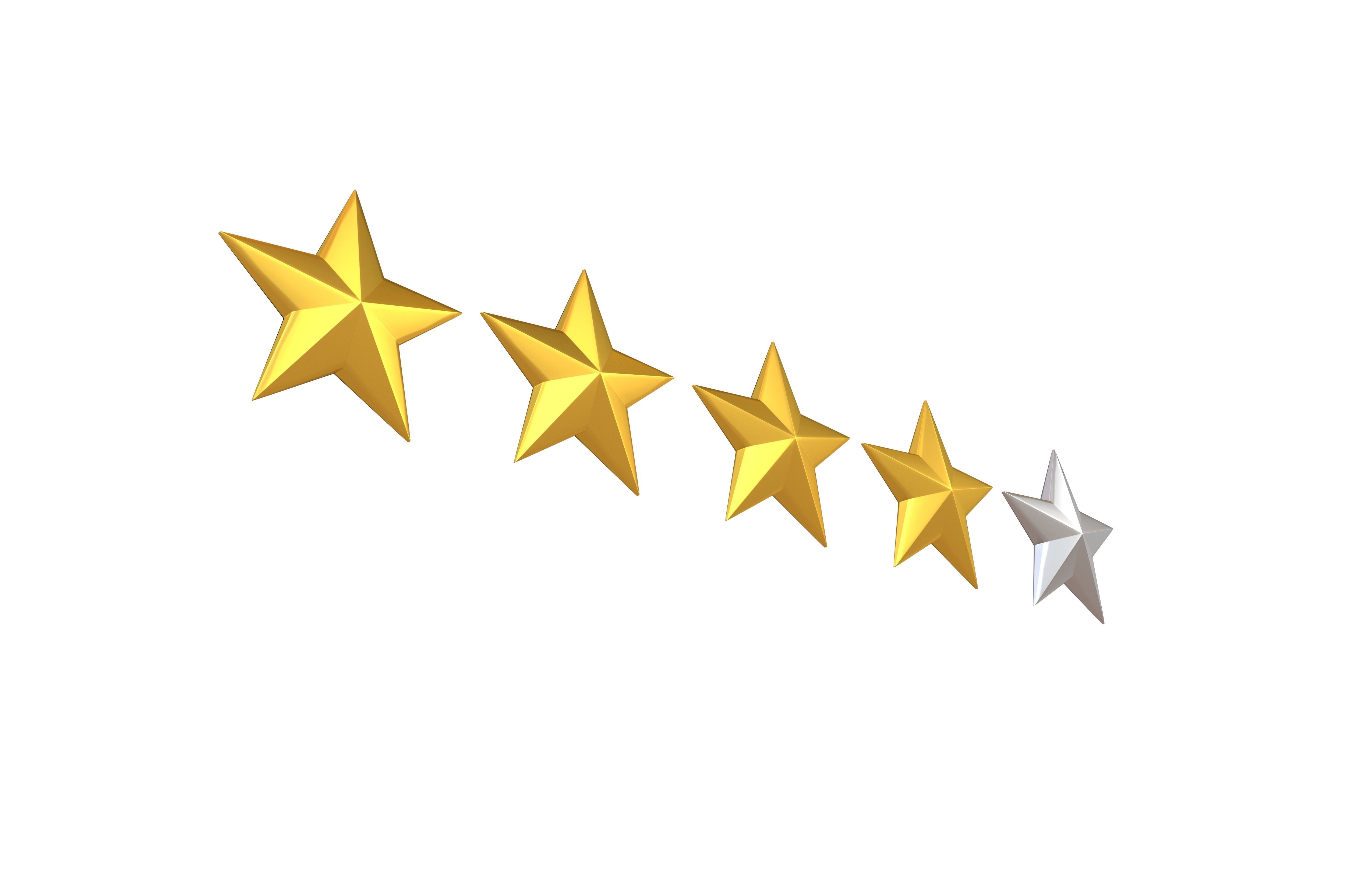 Rating Icon v1 011 Low-poly 3D model_3