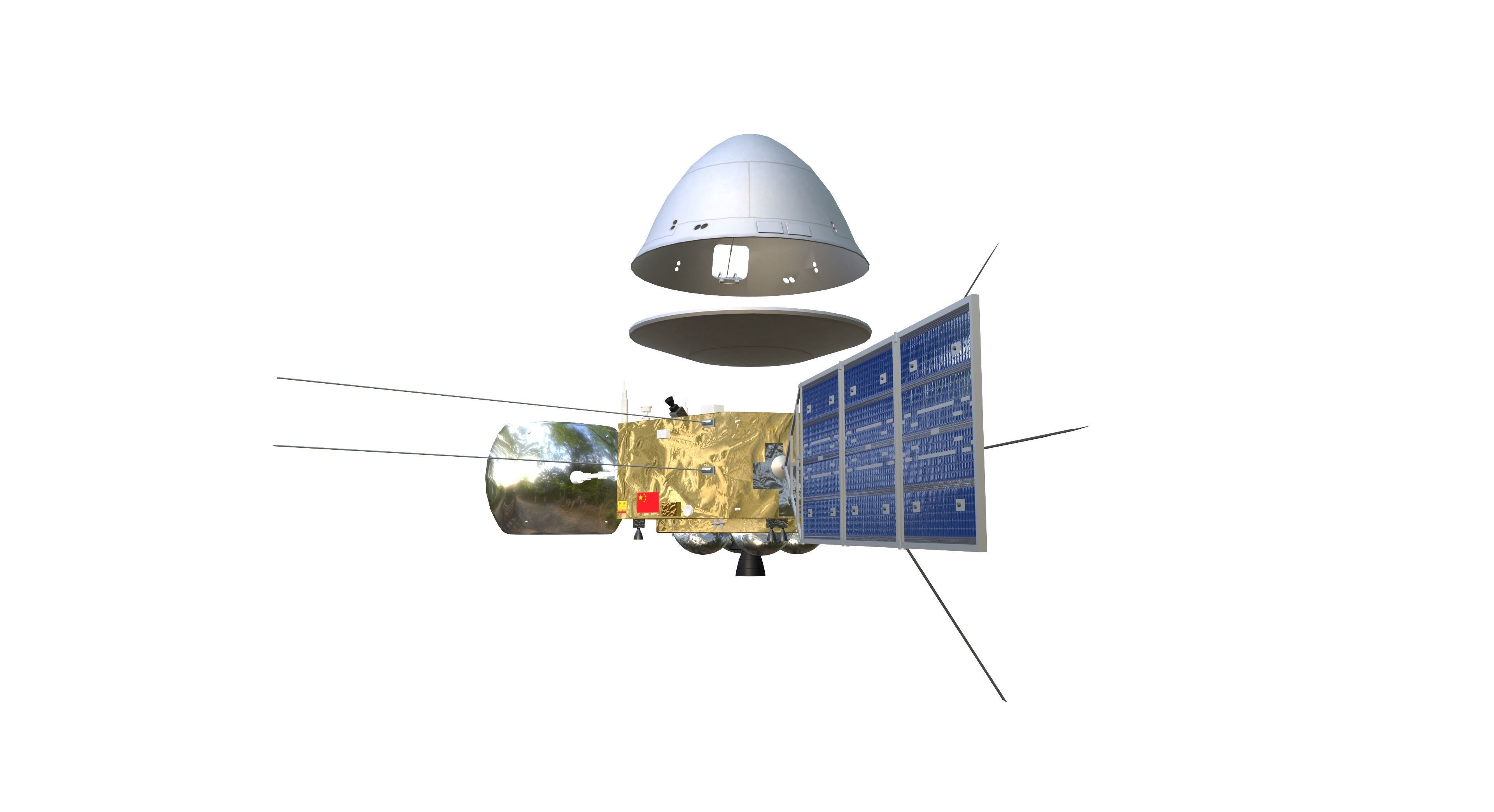 Tianwen-1 - blender - fbx 3D model_3