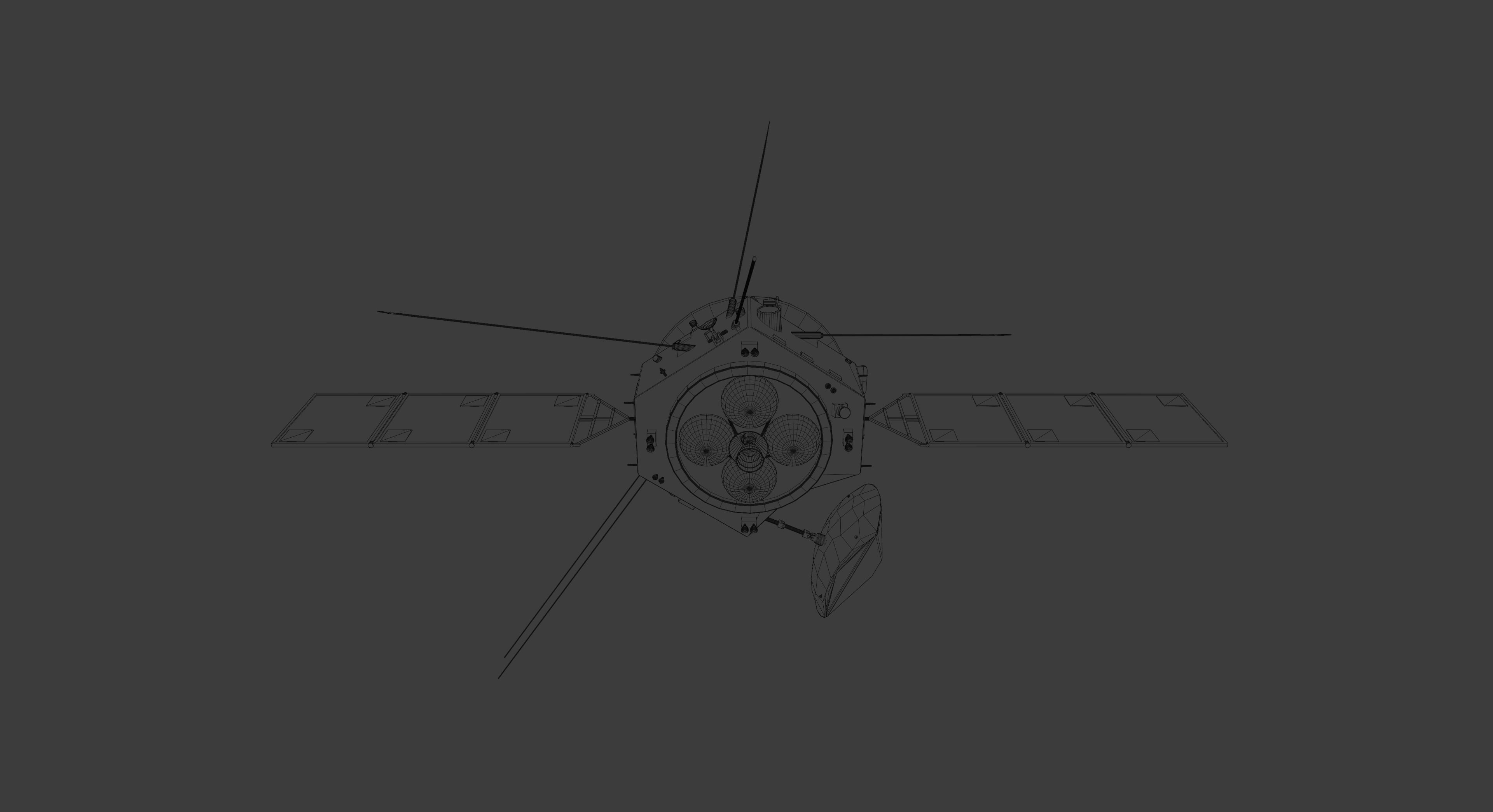 Tianwen-1 - blender - fbx 3D model_8