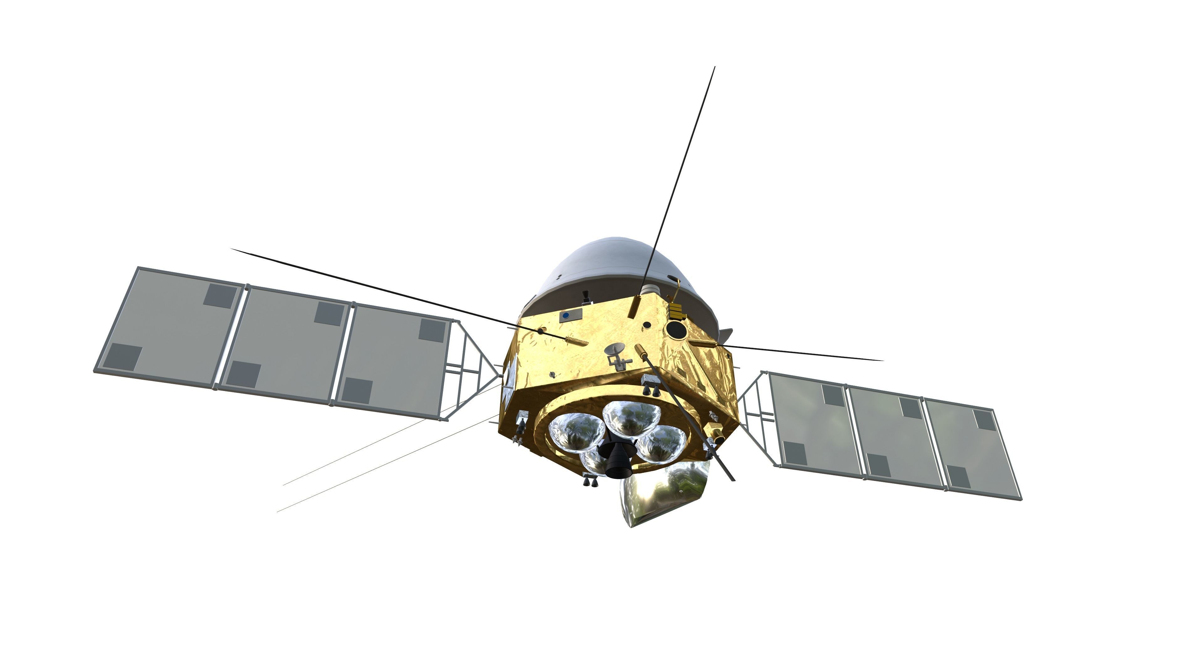 Tianwen-1 - blender - fbx 3D model_4