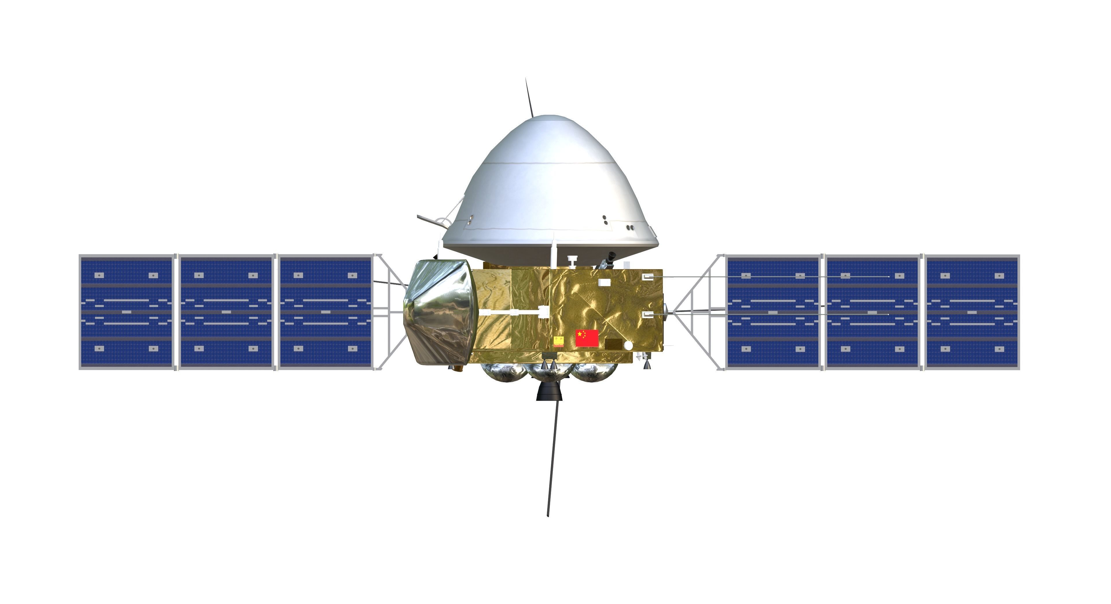 Tianwen-1 - blender - fbx 3D model_1