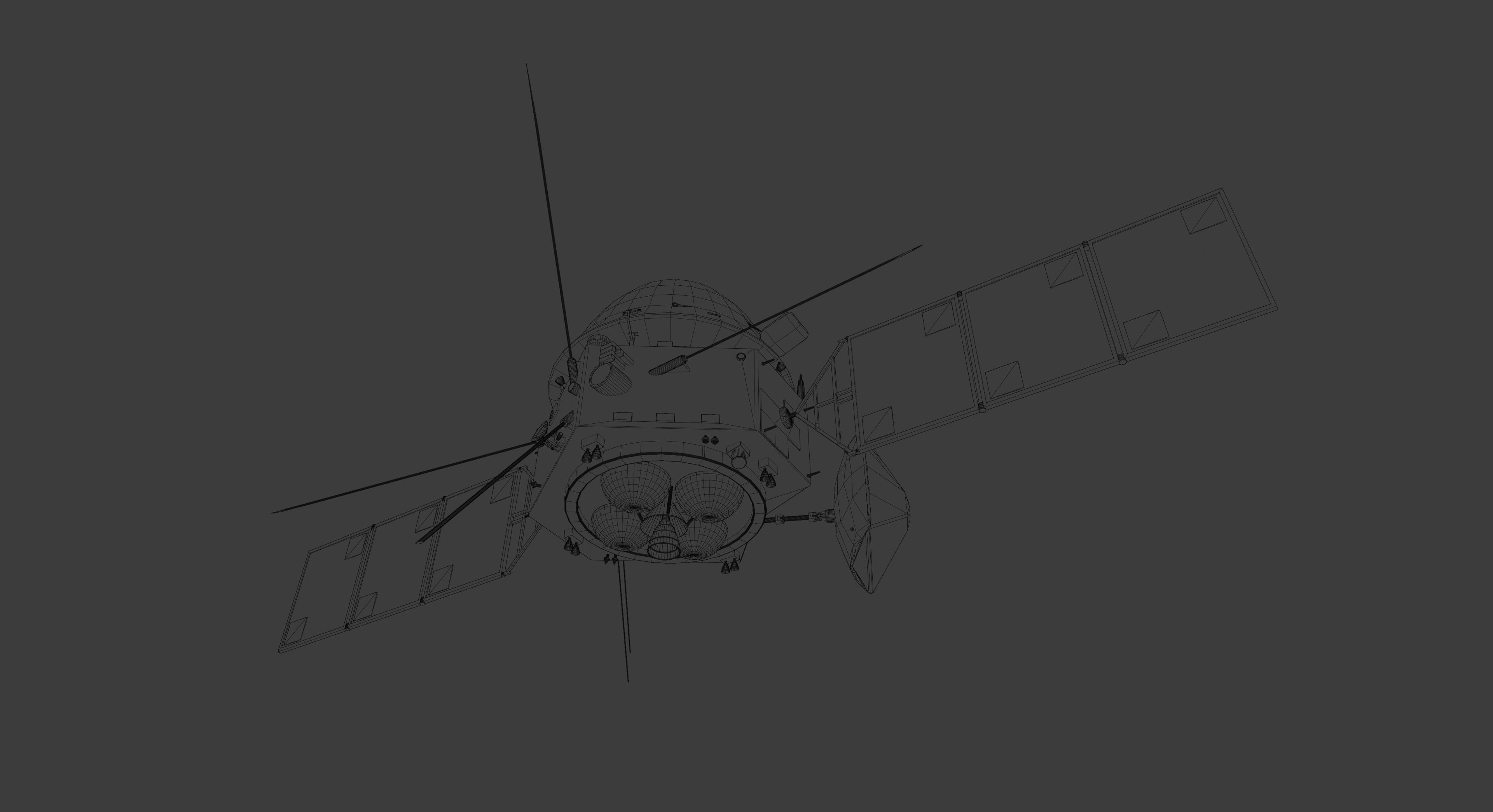 Tianwen-1 - blender - fbx 3D model_7