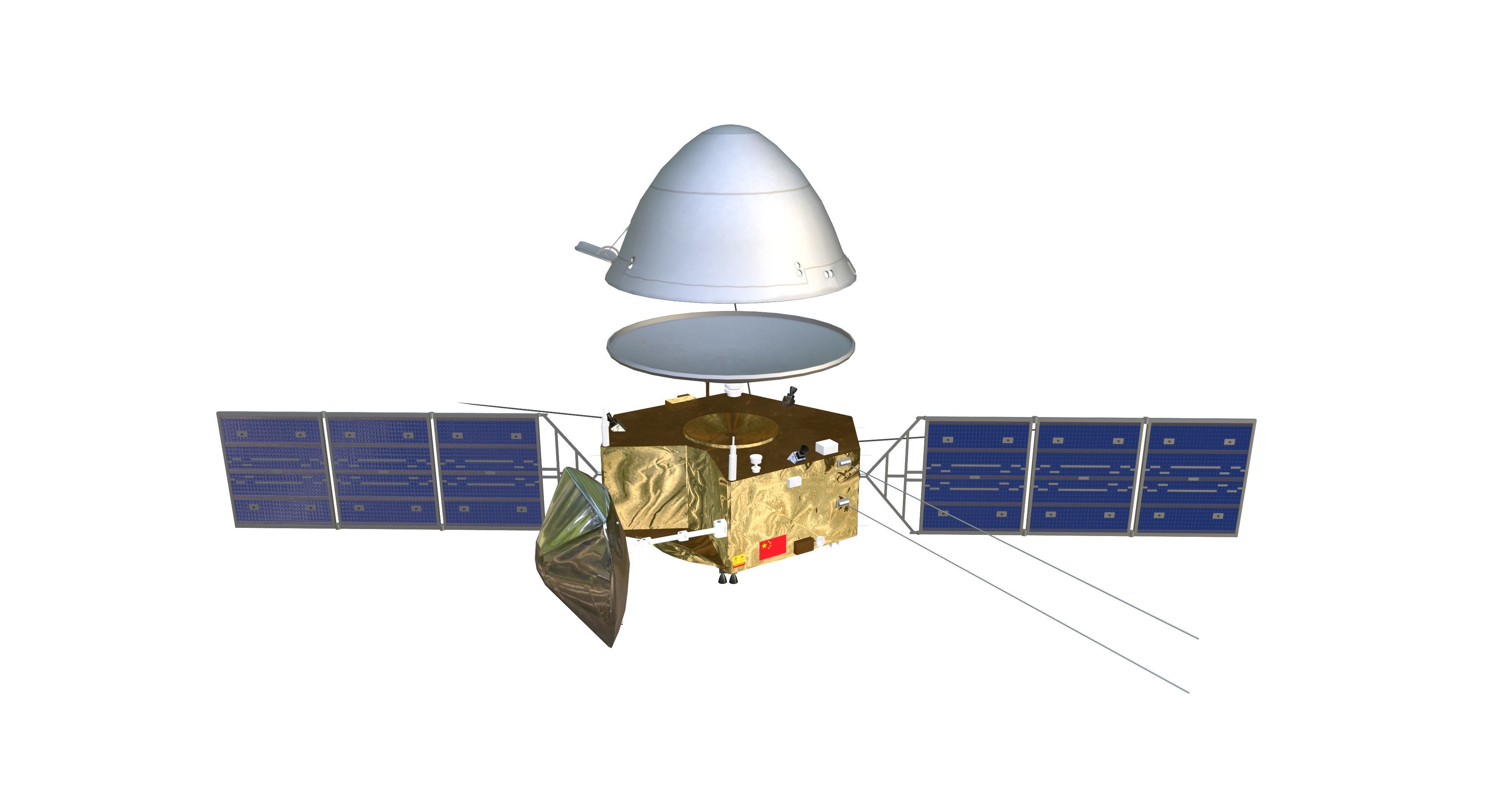 Tianwen-1 - blender - fbx 3D model_2