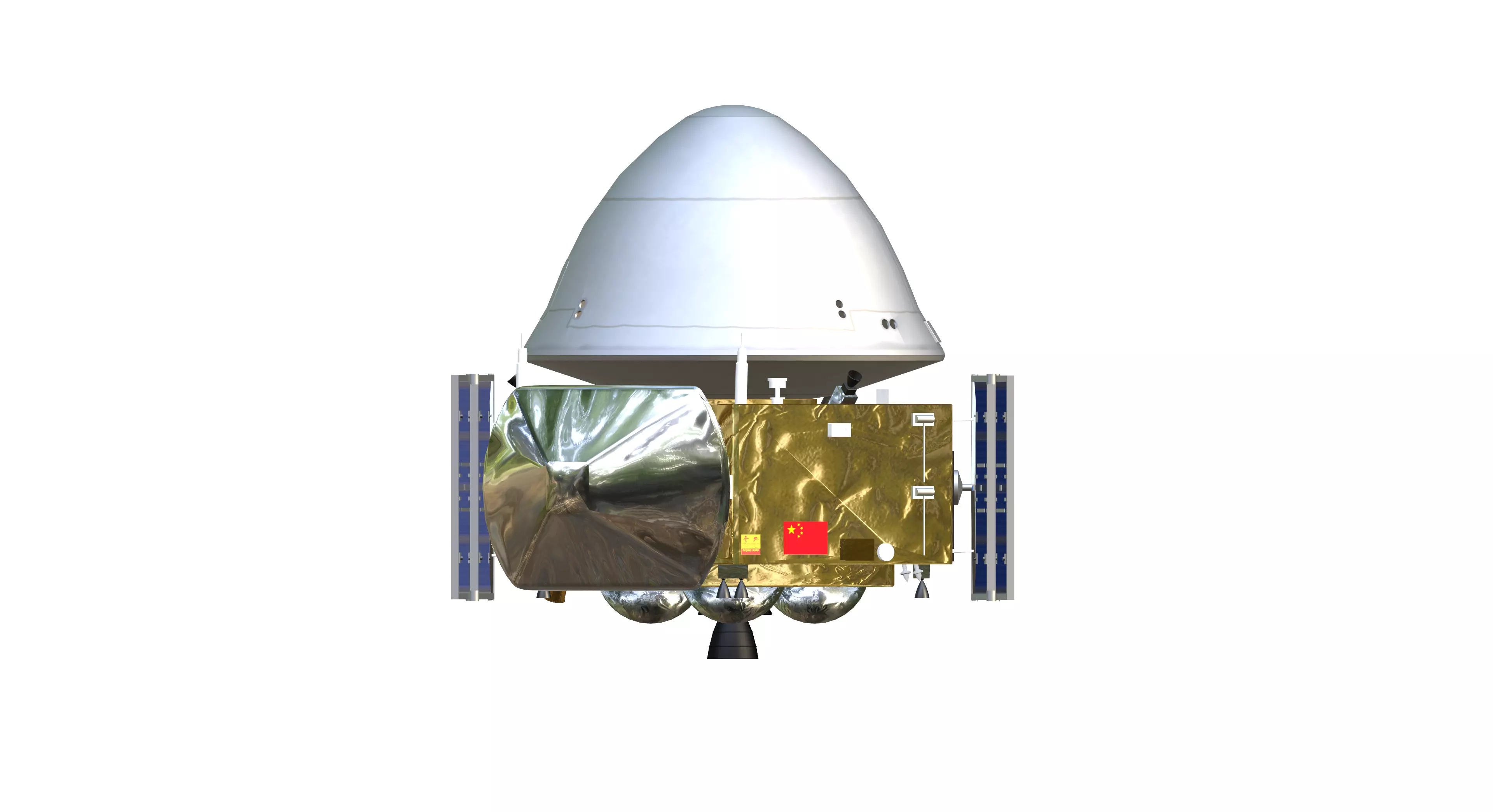 Tianwen-1 - blender - fbx 3D model_0