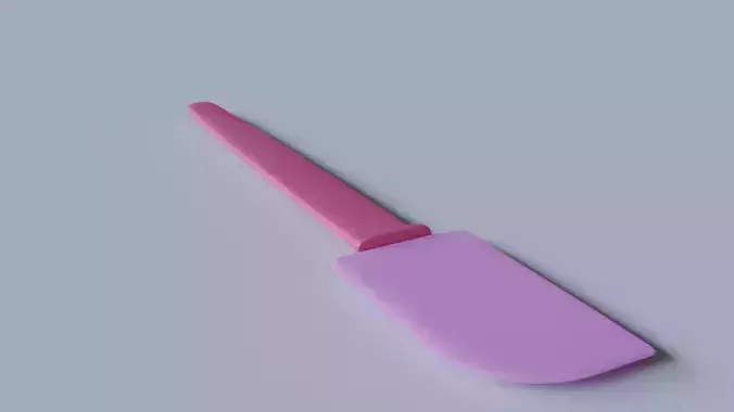 Silicone Spatula 3D Model