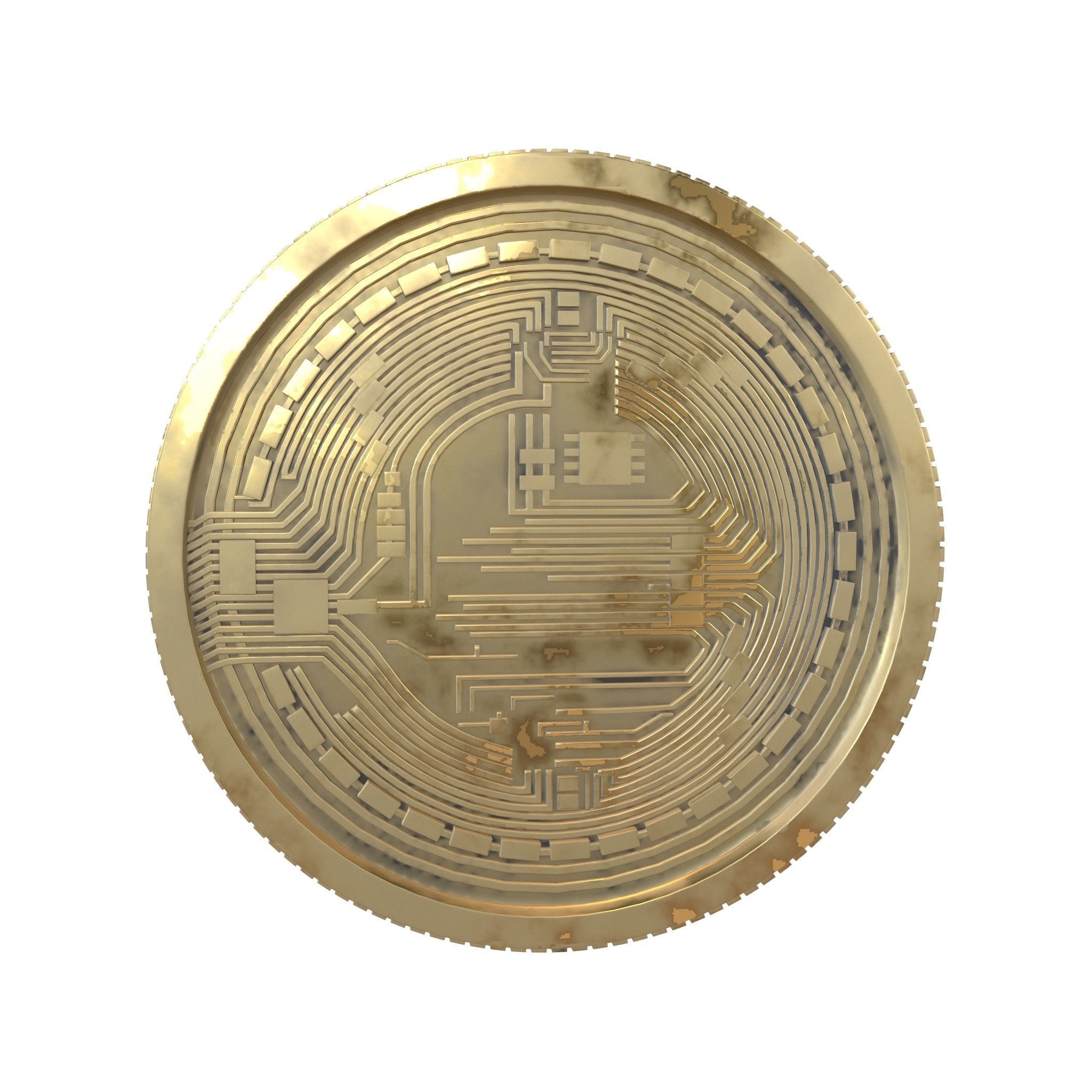 Bitcoin v7 010 3D model_4