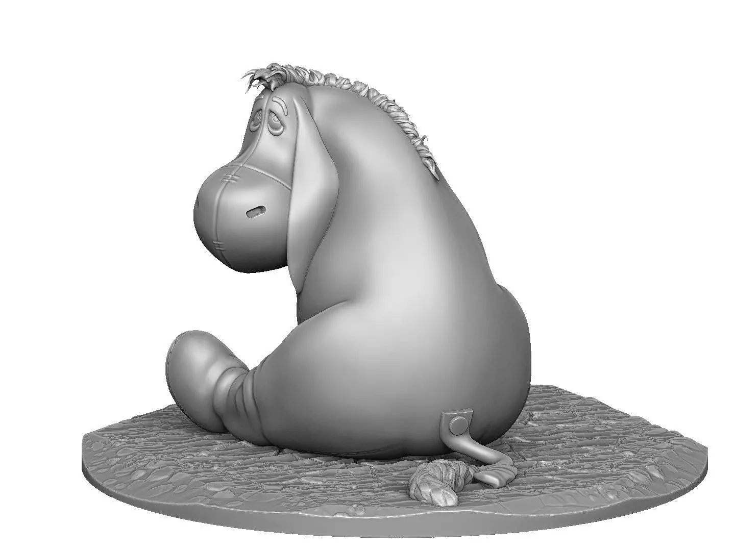 EEYORE for 3D PRINT STL OBJ ZTL 3D print model_0