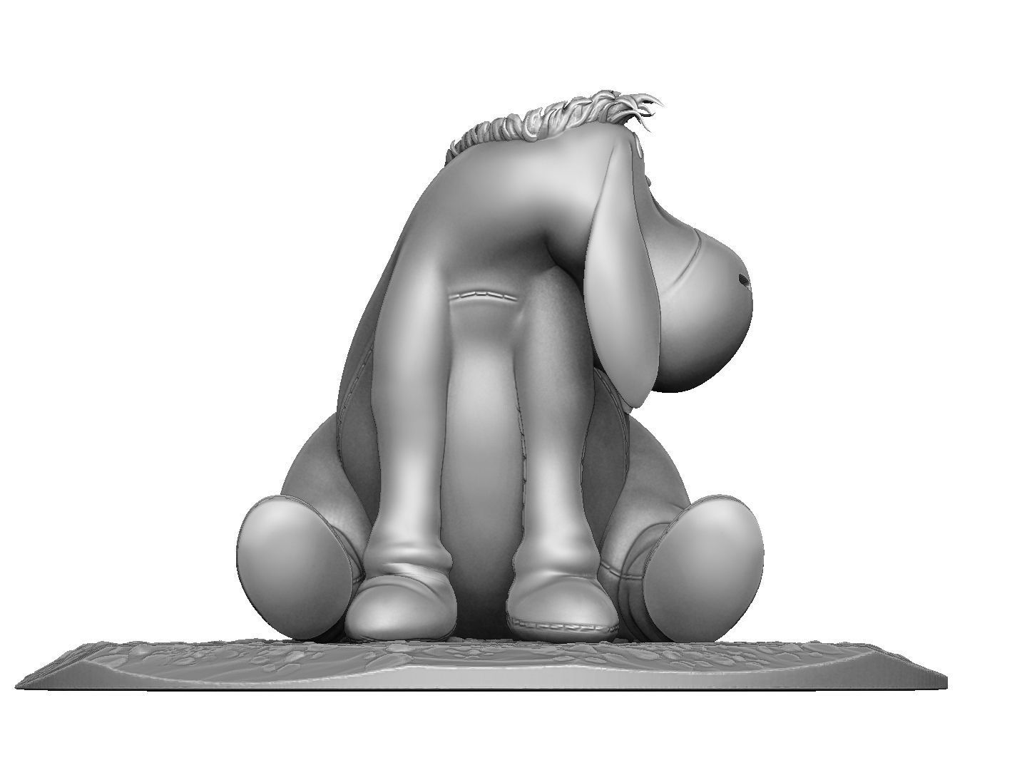 EEYORE for 3D PRINT STL OBJ ZTL 3D print model_6