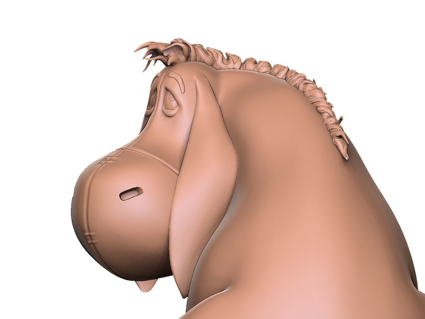 EEYORE for 3D PRINT STL OBJ ZTL 3D print model_2