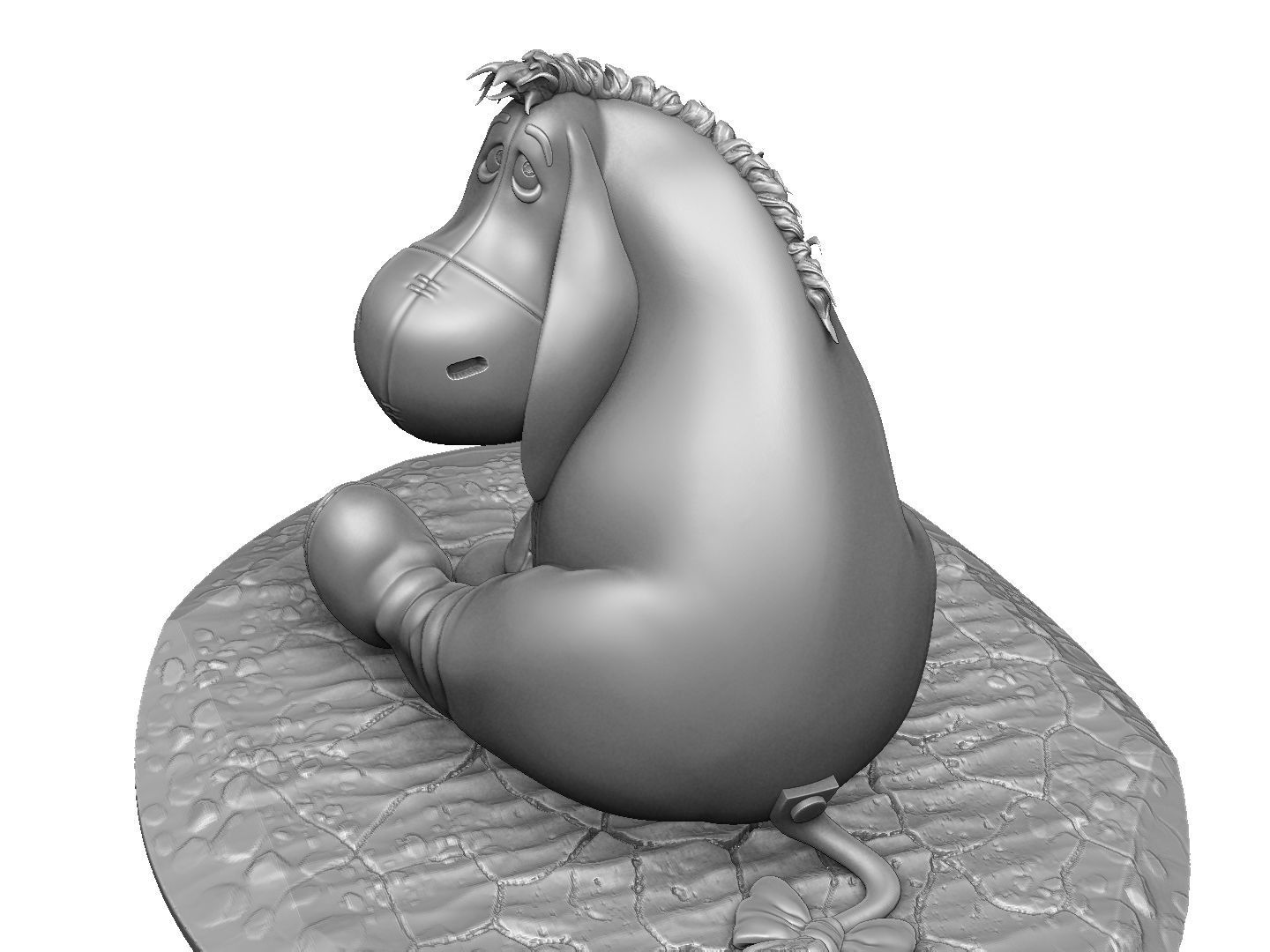 EEYORE for 3D PRINT STL OBJ ZTL 3D print model_3