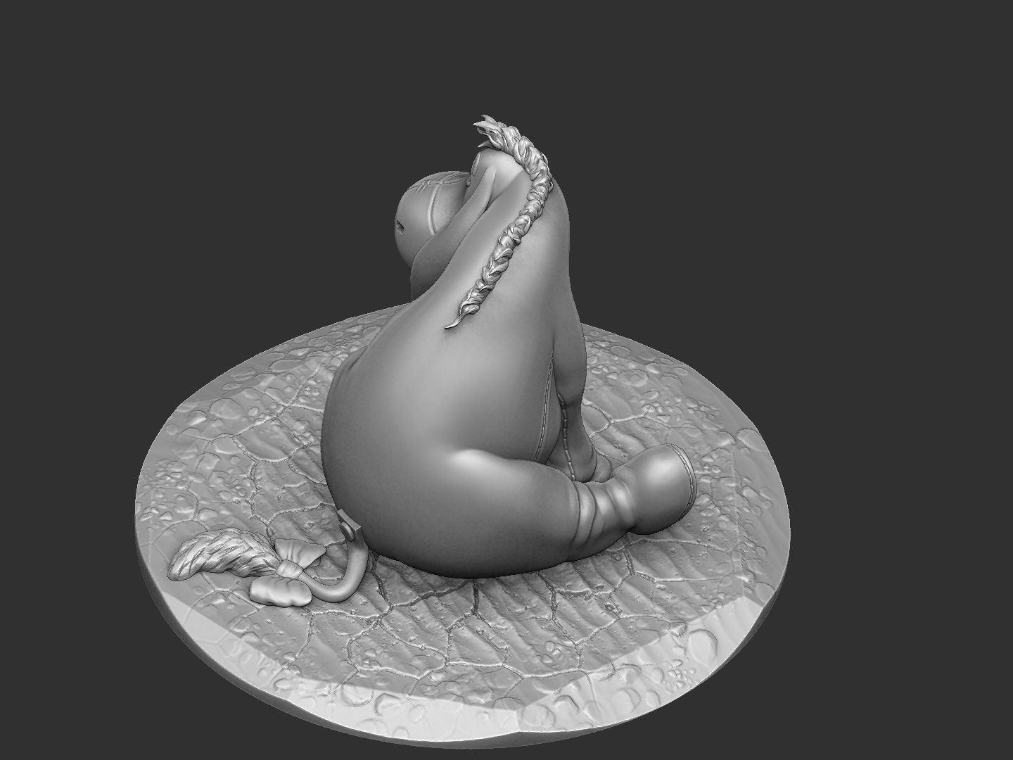 EEYORE for 3D PRINT STL OBJ ZTL 3D print model_14